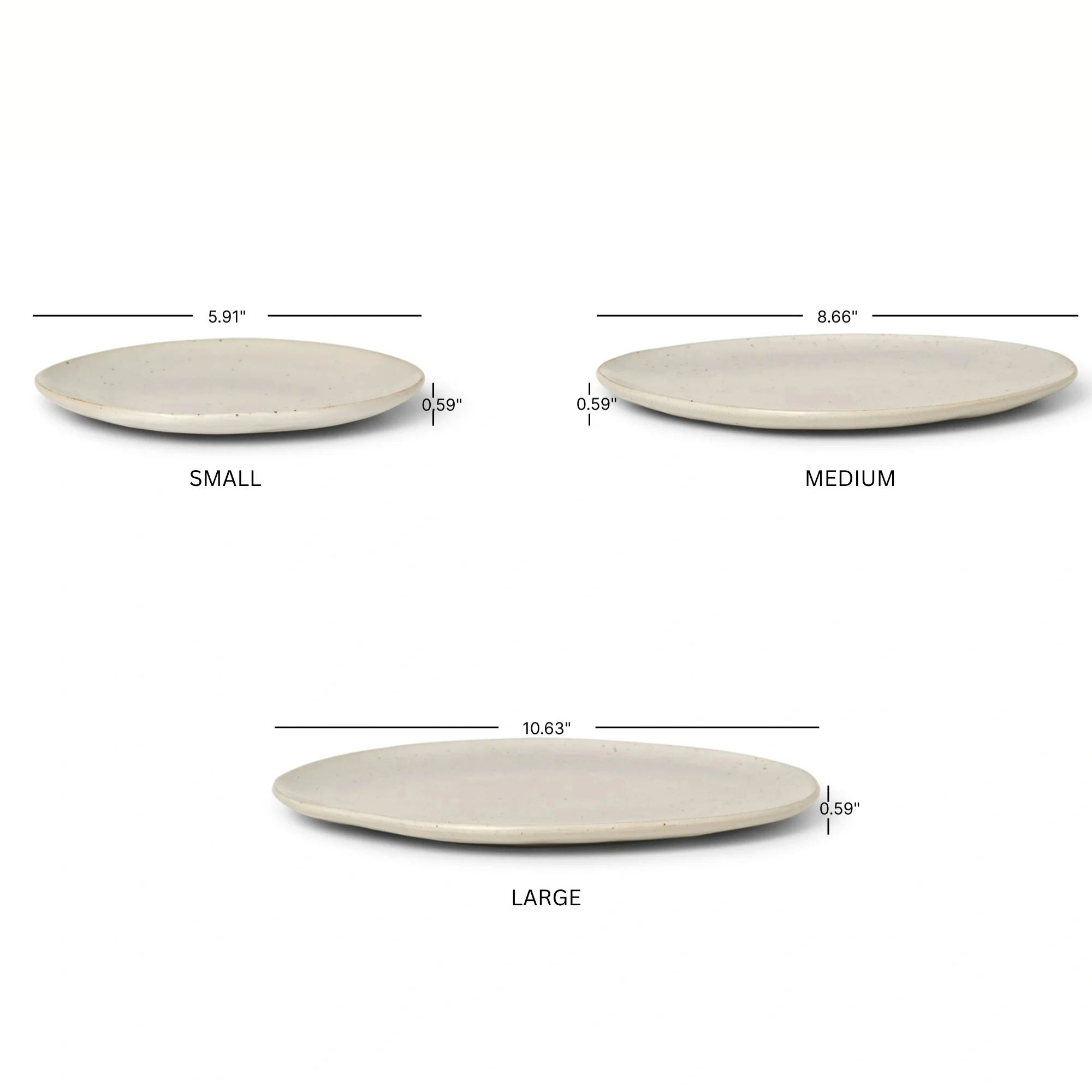 Flow Plate - Off-white Speckle - Image 12