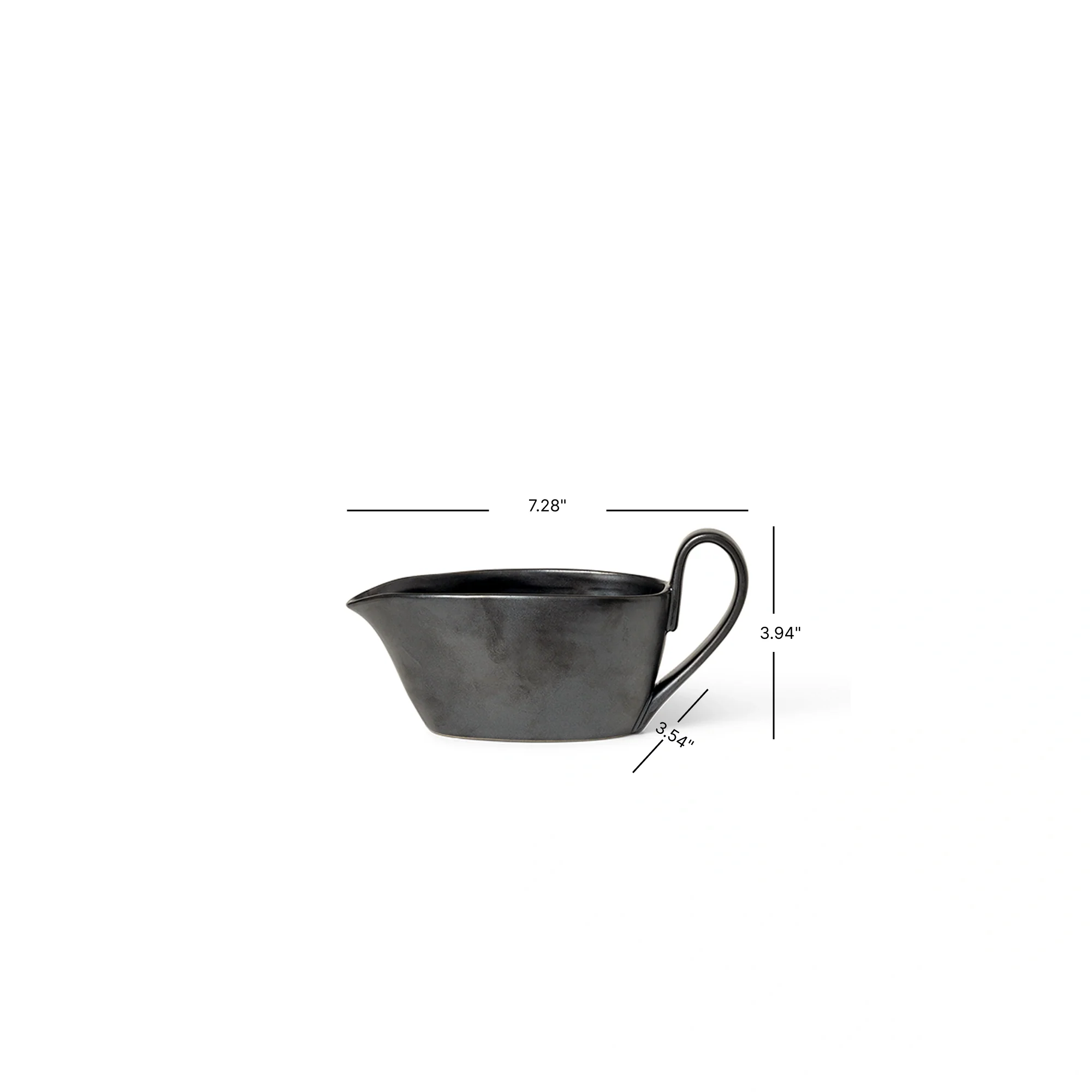 Flow Sauce Boat - Black - Image 4