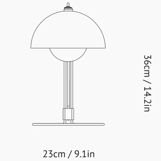 Flower Pot Table Lamp VP4 - Image 8