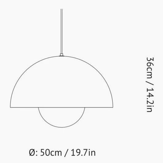 Flowerpot VP2 Pendant - Image 7