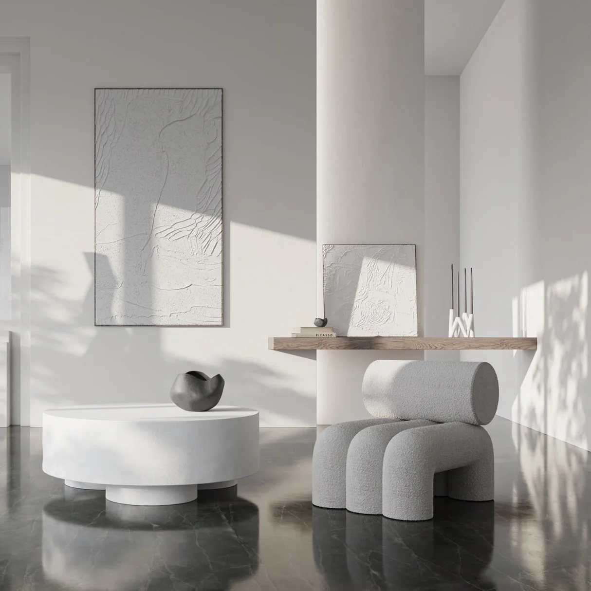 Foku Chair - Bouclé - Image 3
