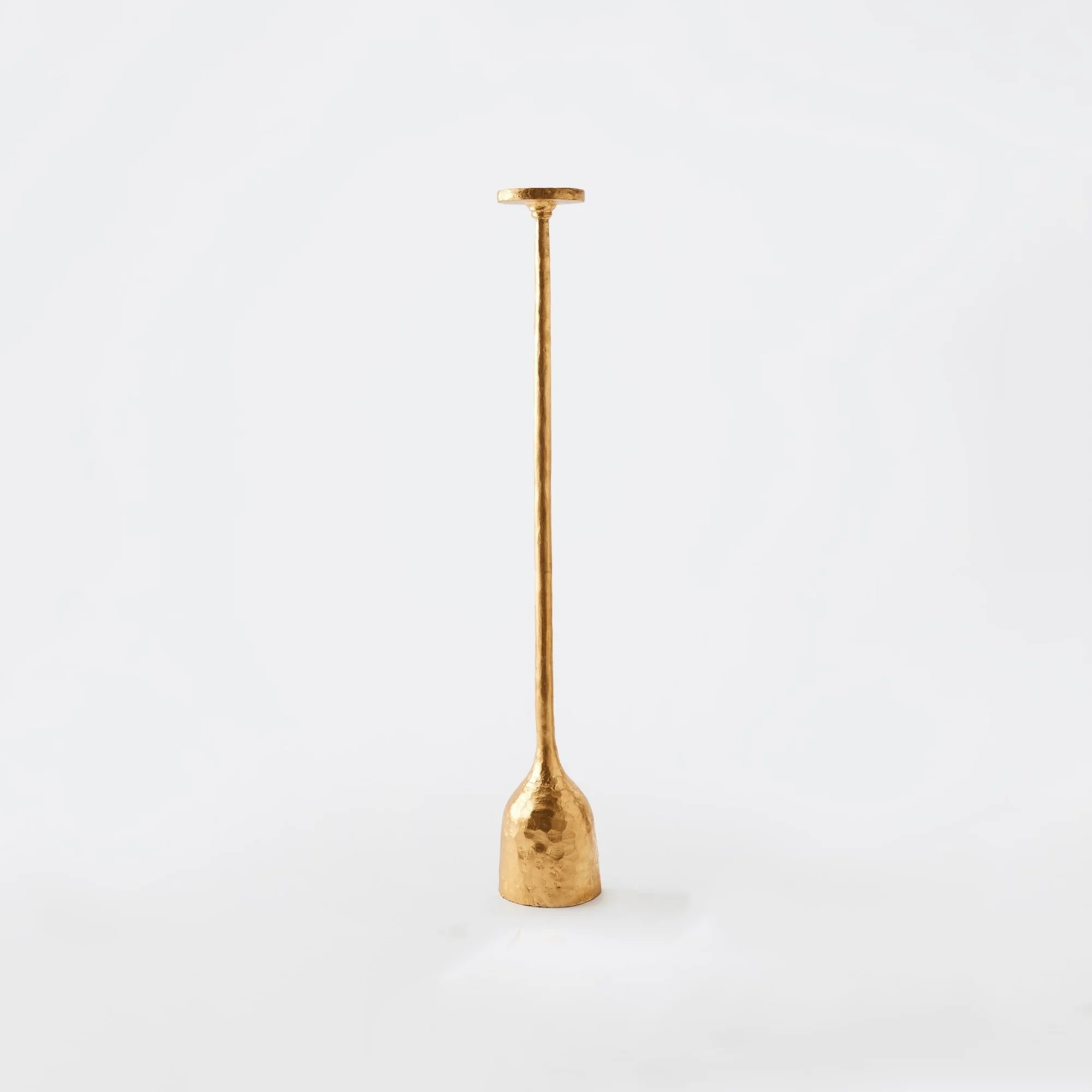 Forged Pillar Candle Holder - Gold Leaf - Image 10