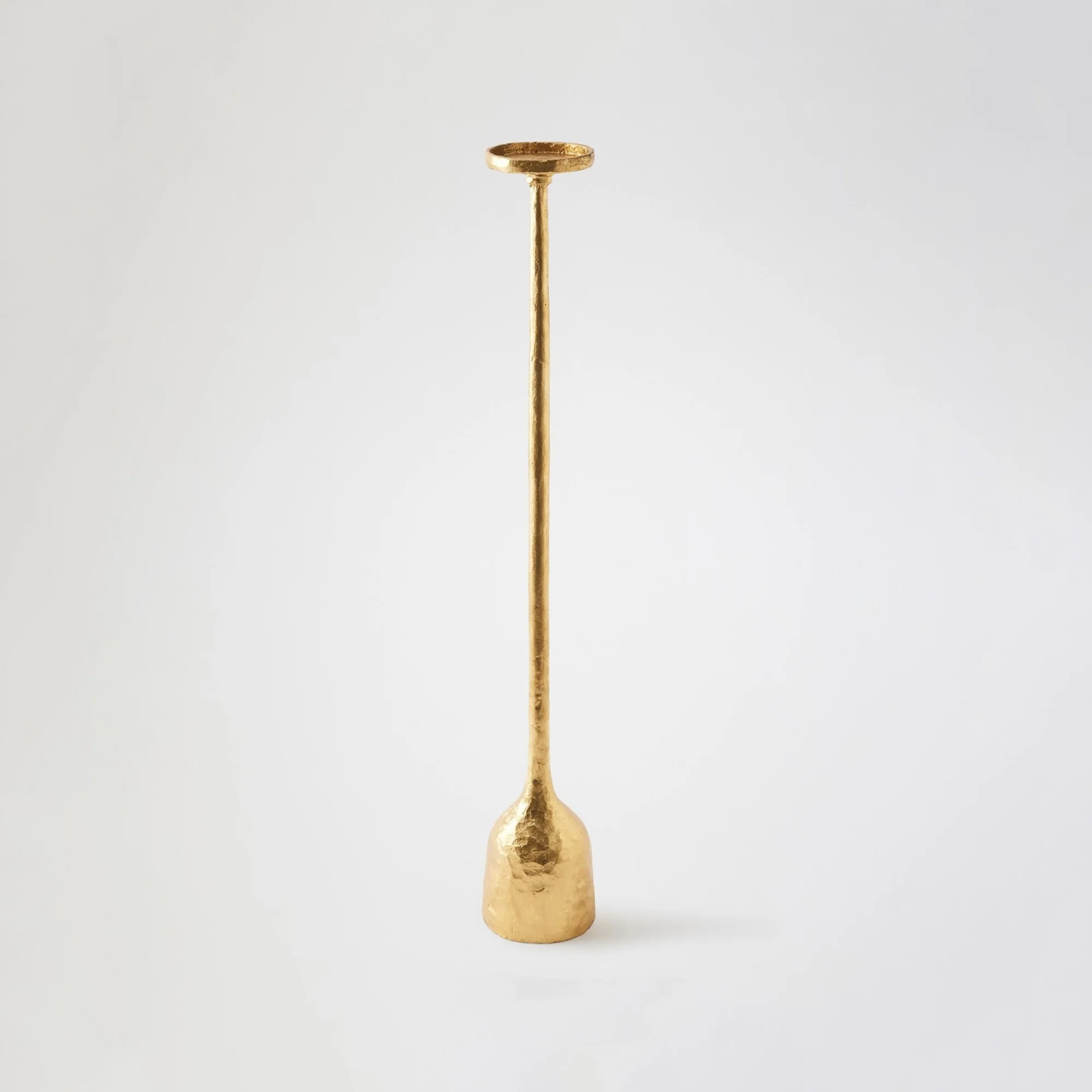 Forged Pillar Candle Holder - Gold Leaf - Image 11
