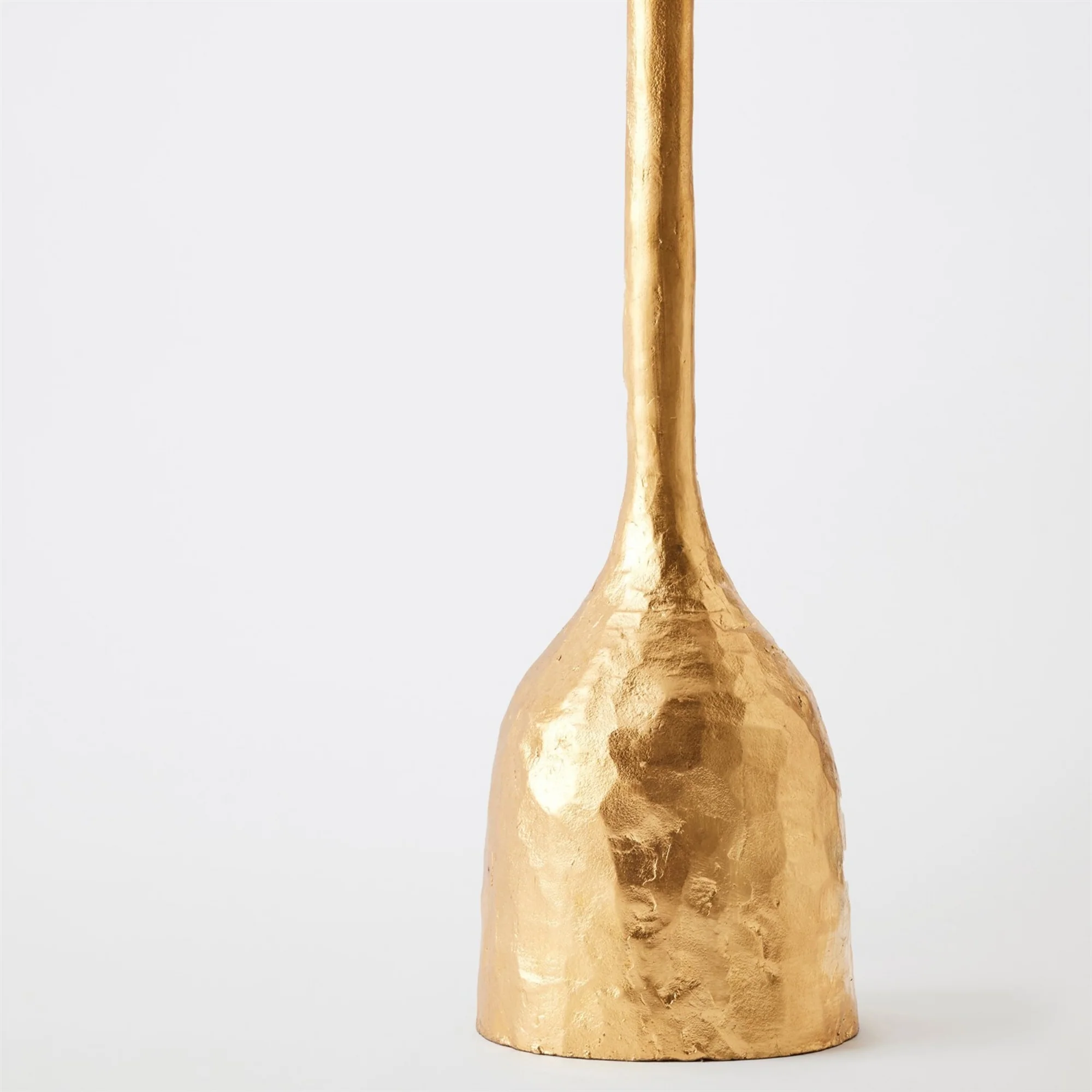 Forged Pillar Candle Holder - Gold Leaf - Image 4