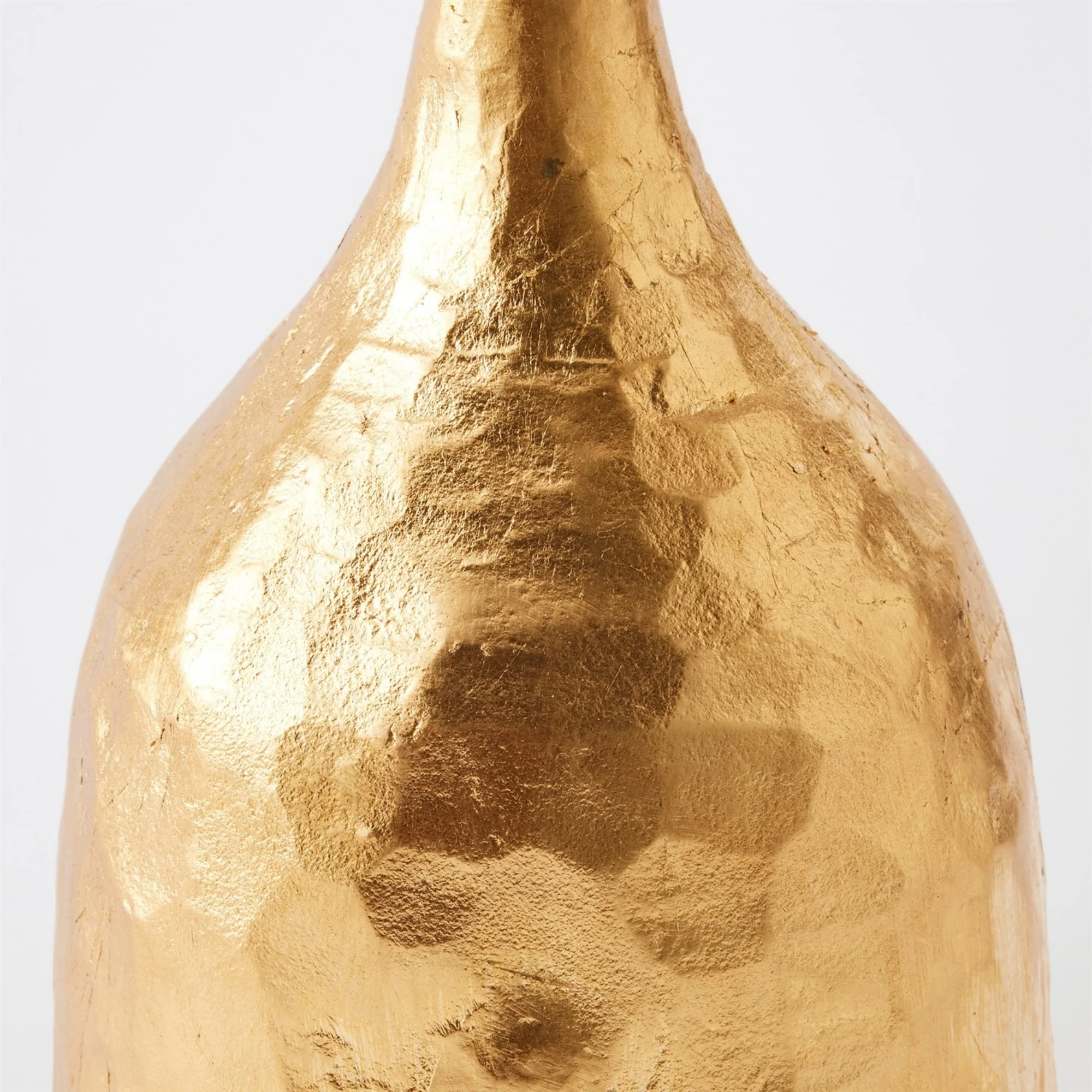 Forged Pillar Candle Holder - Gold Leaf - Image 5