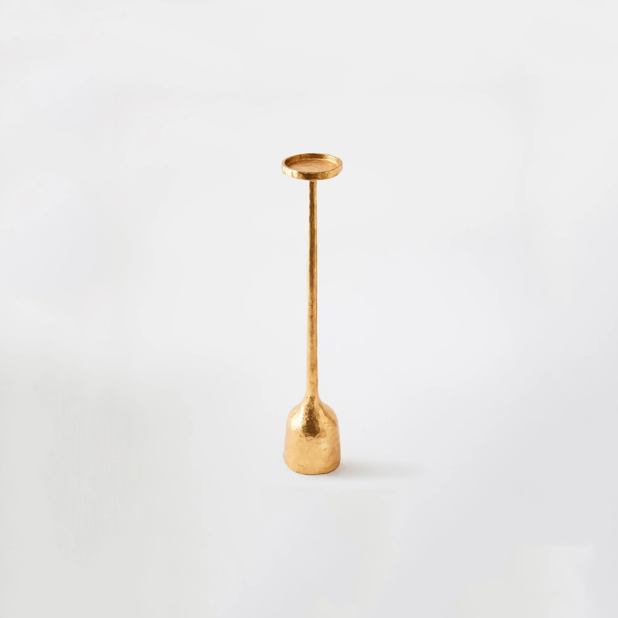 Forged Pillar Candle Holder - Gold Leaf - Image 7