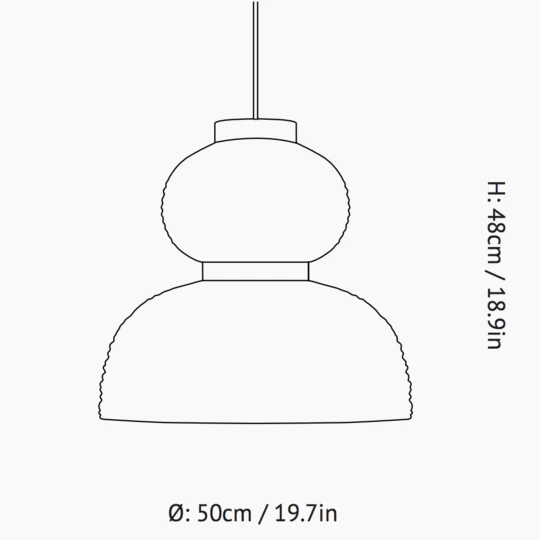 Formakami JH4 Paper Pendant - Image 3