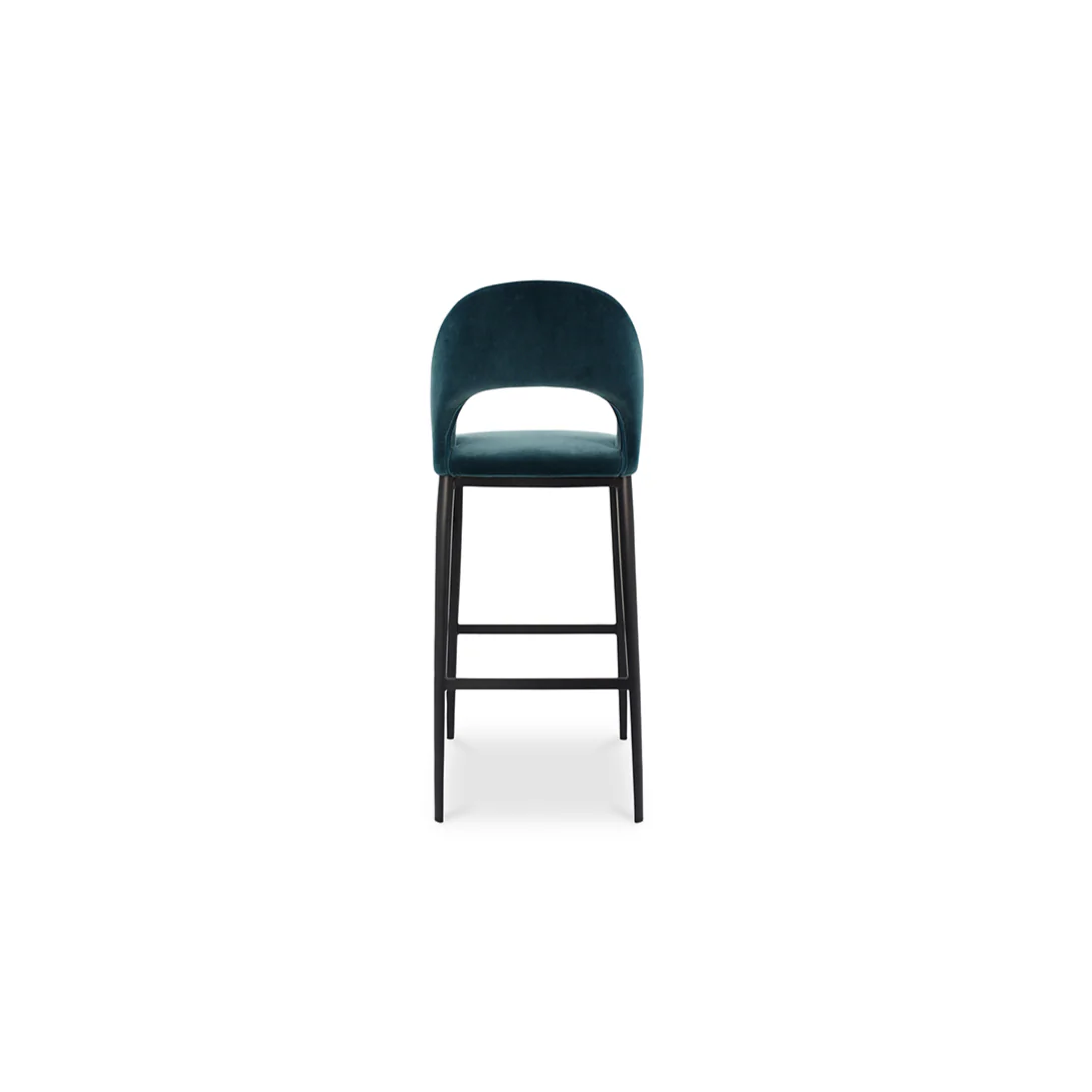 Frank Barstool Teal Velvet - Image 5