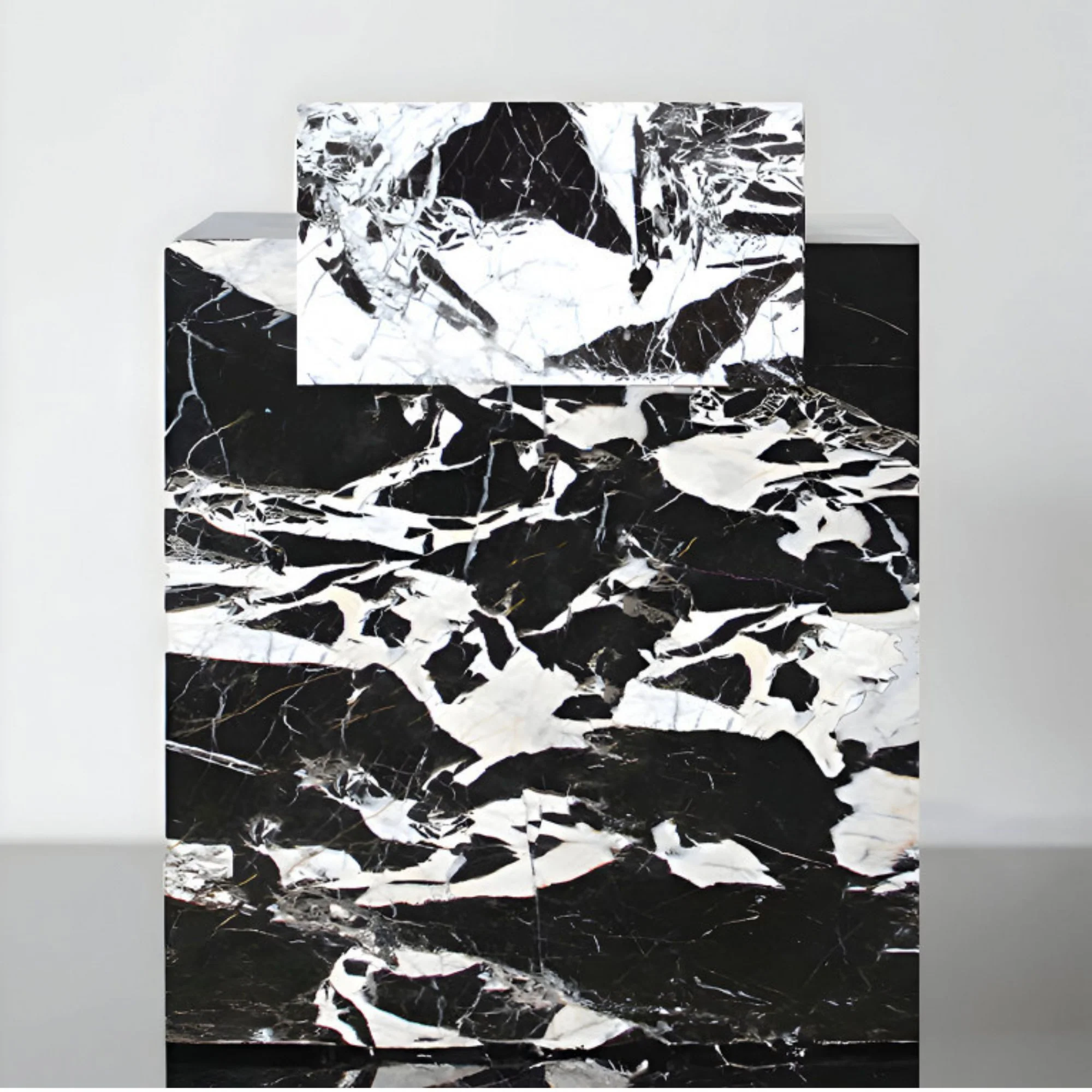 Gaia Grand Antique Marble Table - Image 4