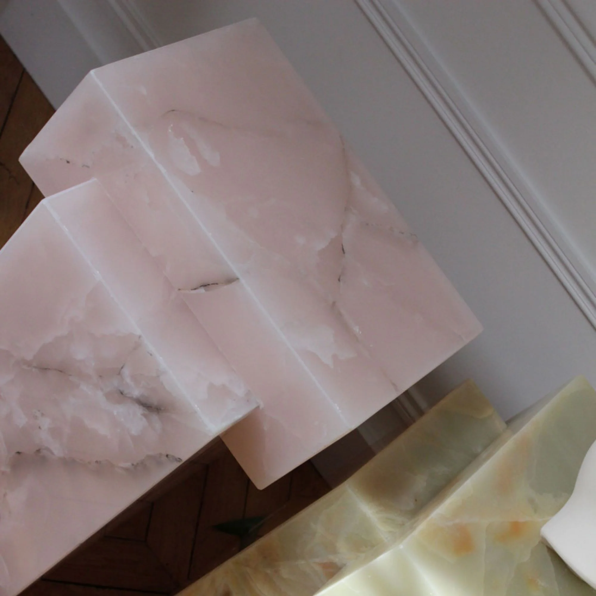 Gaia Pink Onyx Table - Image 6