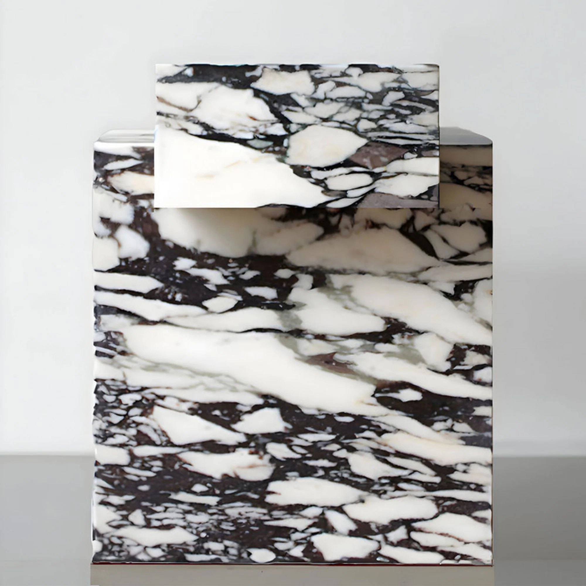 Gaia White Calacatta Viola Table - Image 4