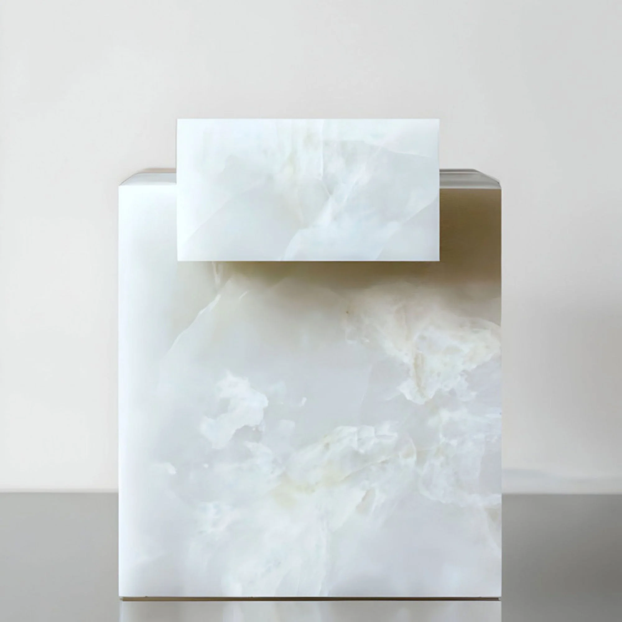 Gaia White Onyx Table - Image 13
