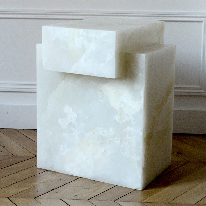 Gaia White Onyx Table - Image 9