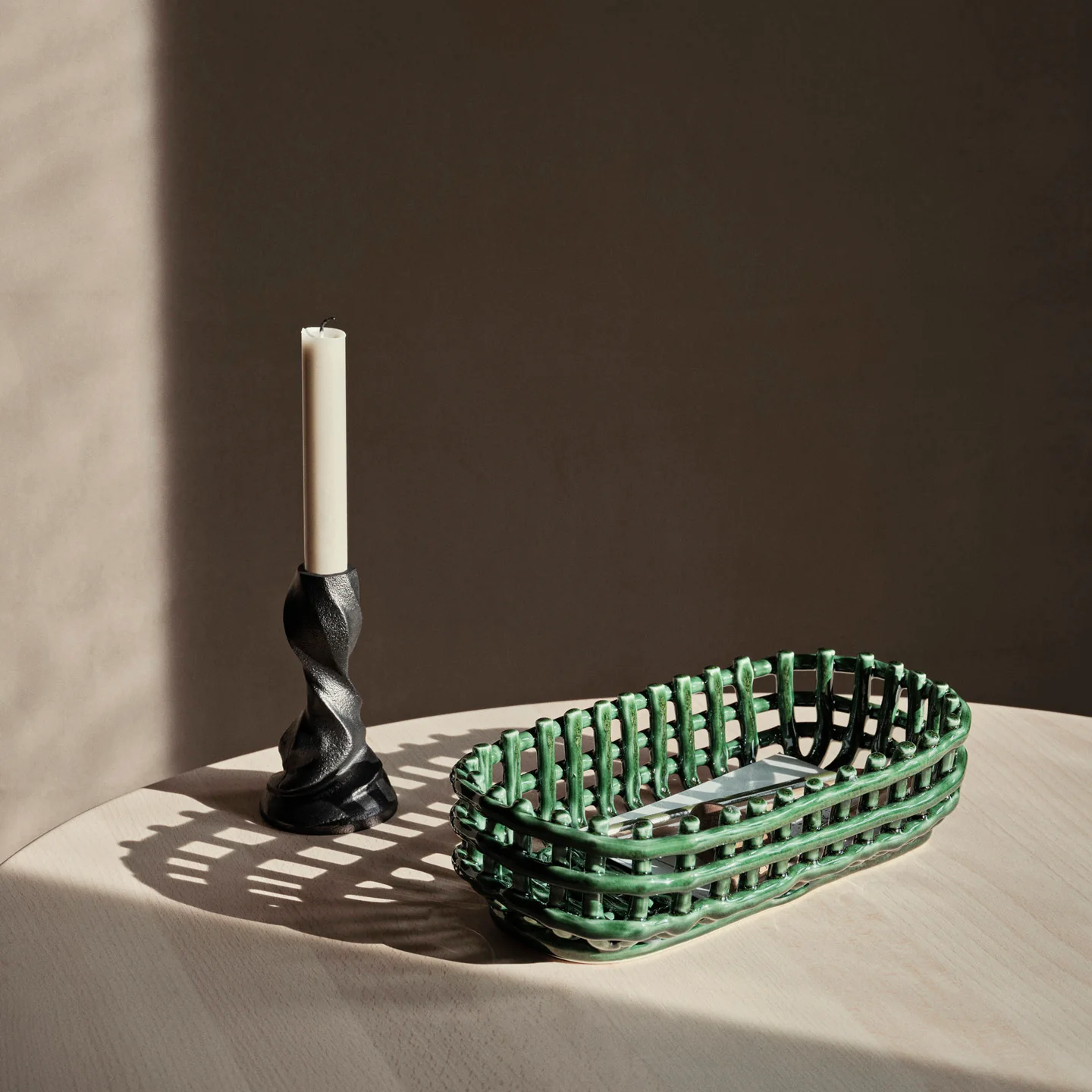 Gale Candle Holder - Blackened Aluminum - Image 4