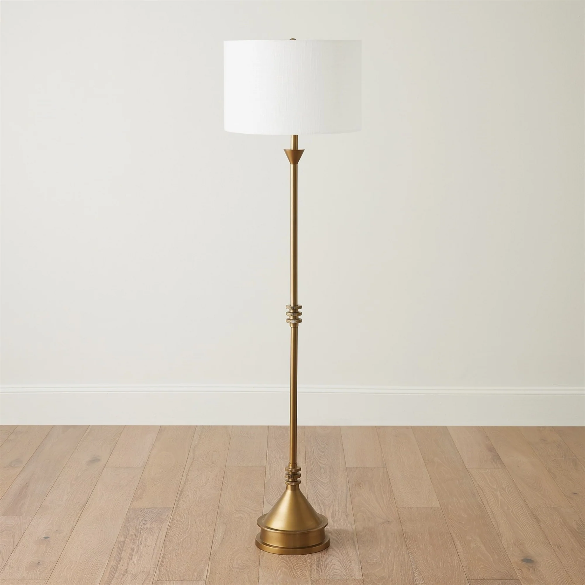 Gear Floor Lamp - Antique Brass - Image 3