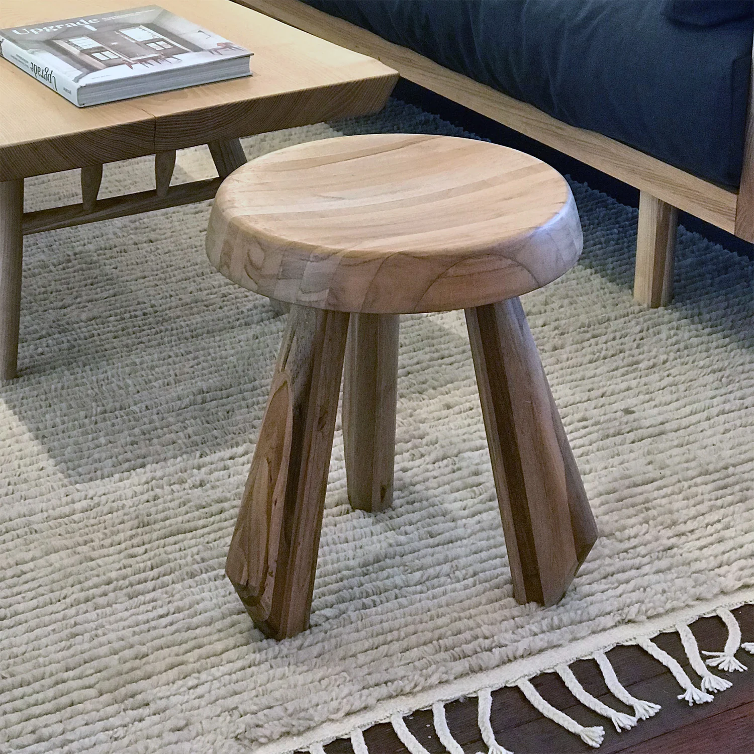 Gemma Teak Stool - Image 2