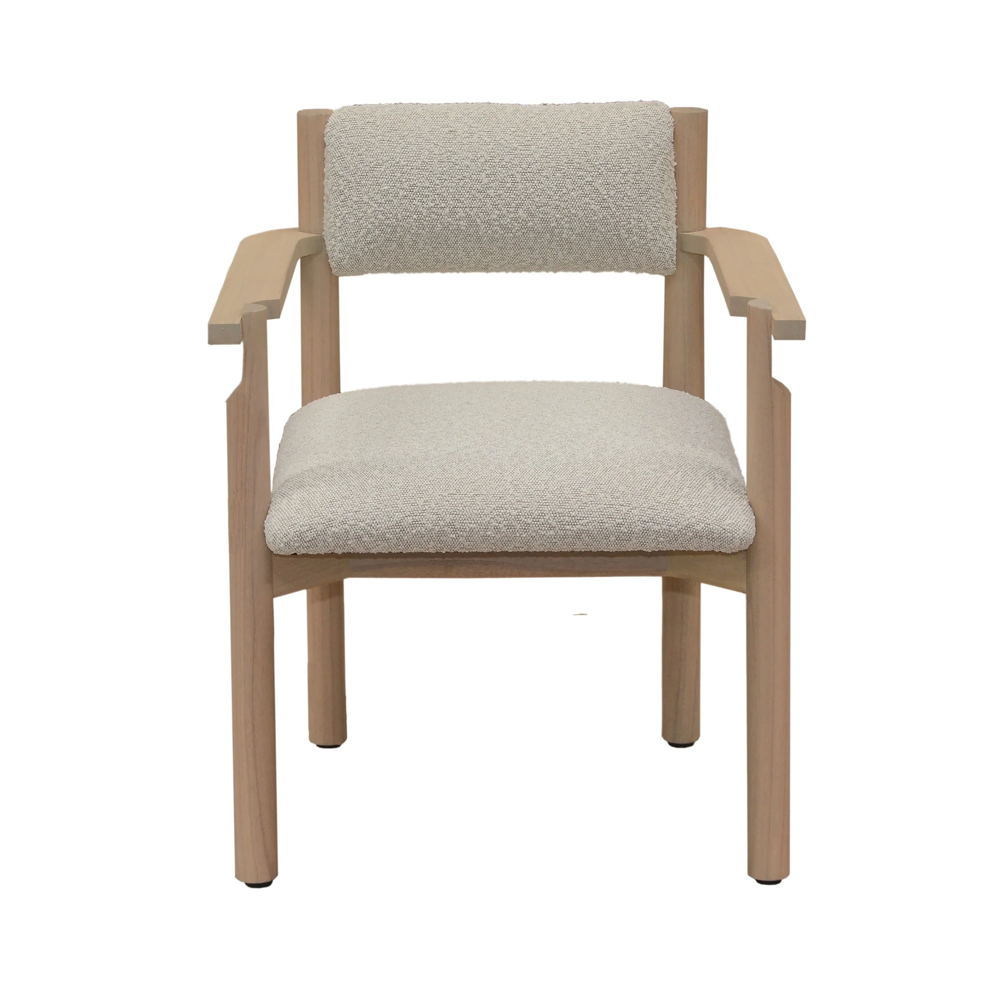 Ghani Dining Chair - Oatmeal Boucle / Pearl - Open Box - Image 4