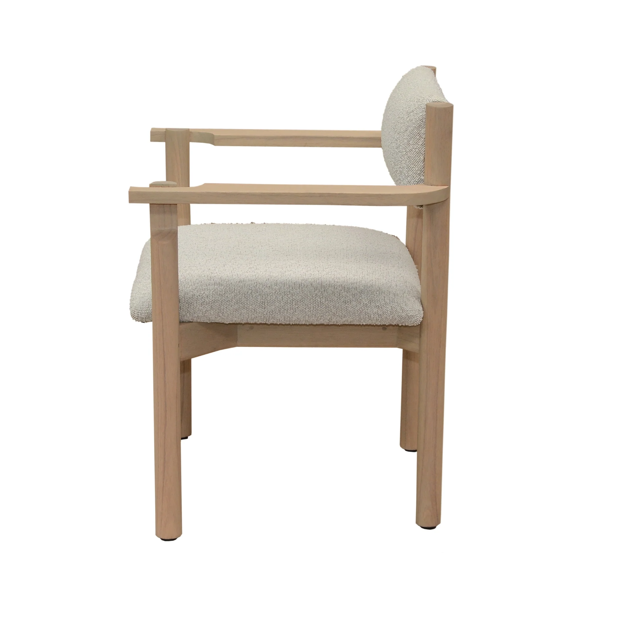 Ghani Dining Chair - Oatmeal Boucle / Pearl - Open Box - Image 5