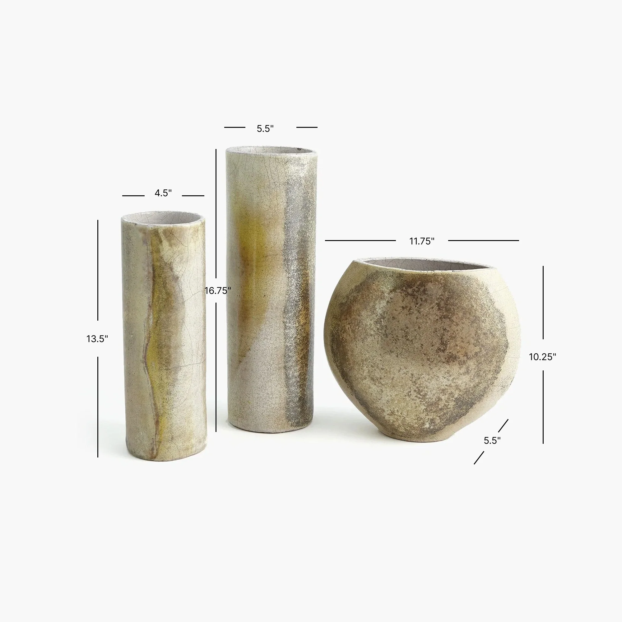 Golden Raku Vase - Image 10