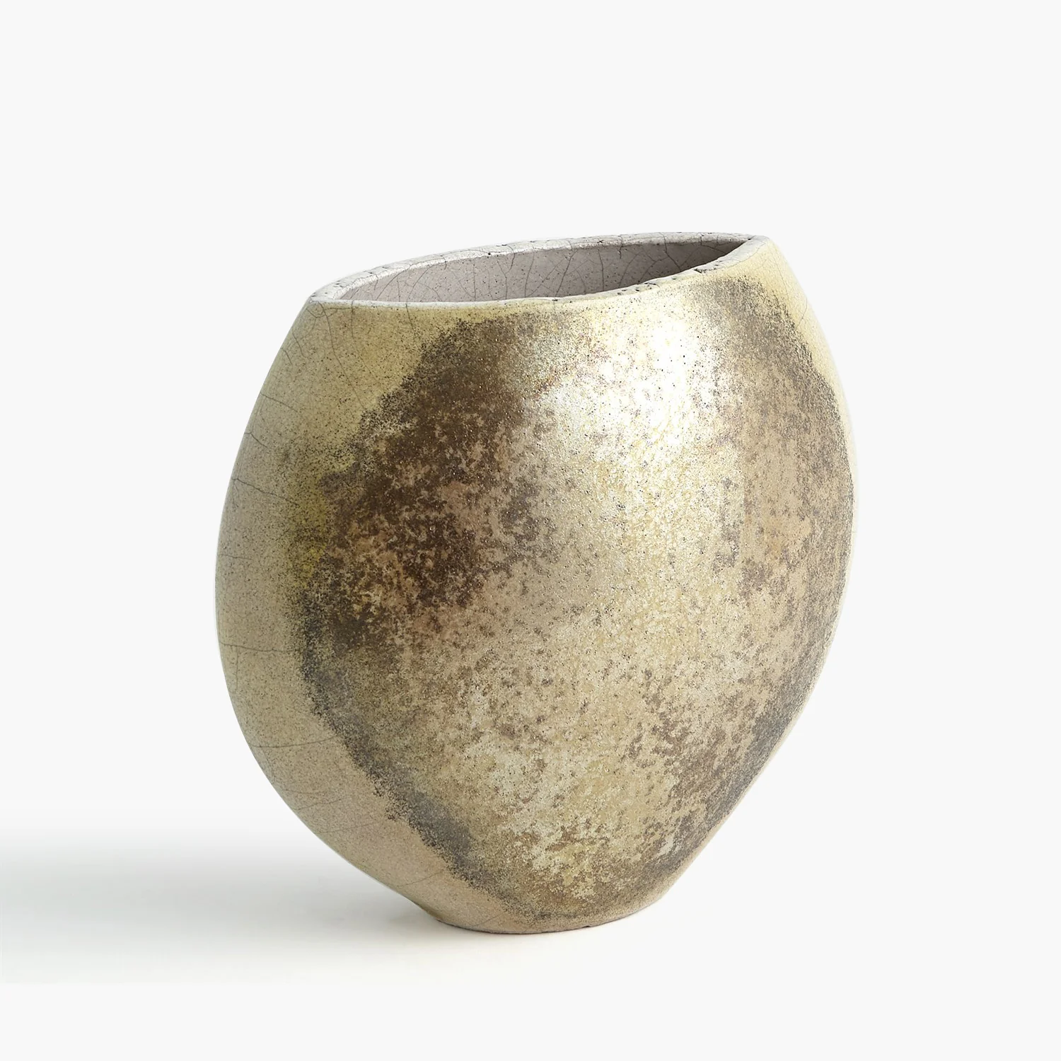 Golden Raku Vase - Image 6