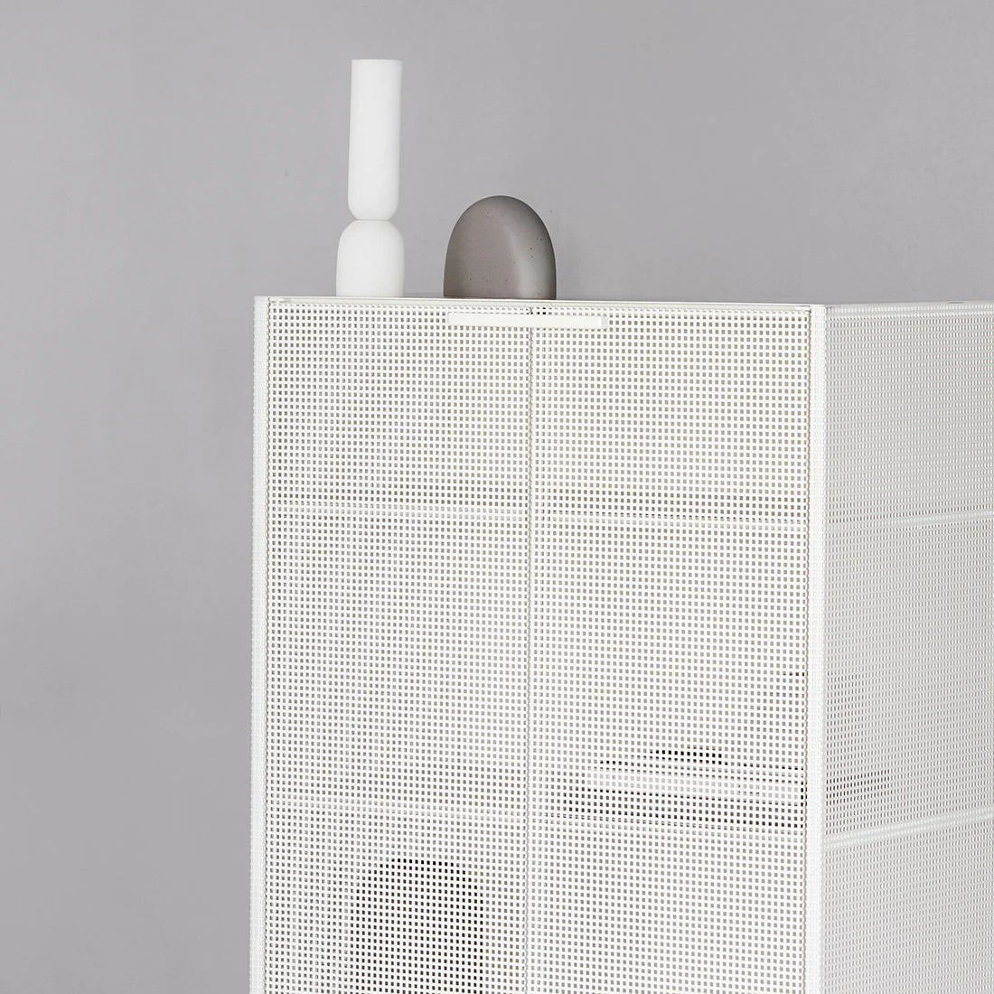 Kristina Dam Studio Grid Cabinet, Beige - Image 7