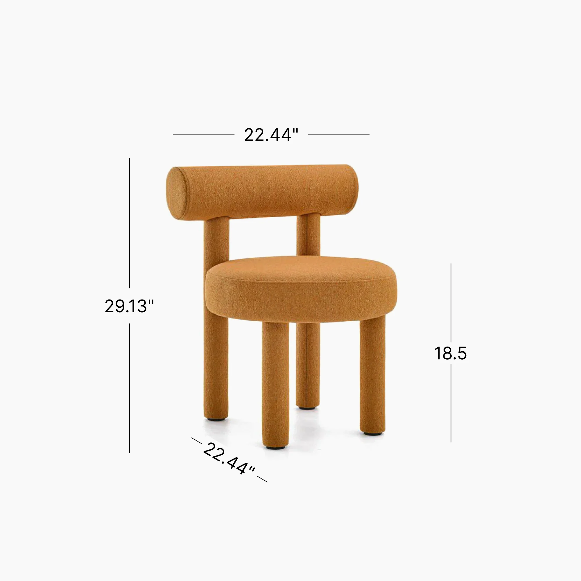 Gropius Chair CS1 - Sera Rohi Chutney - Floor Model - Grade A - Image 3
