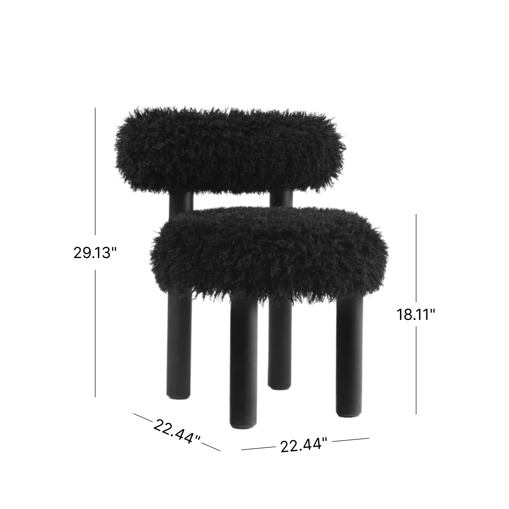 Gropius CS2 Chair Fluffy Edition - Image 7