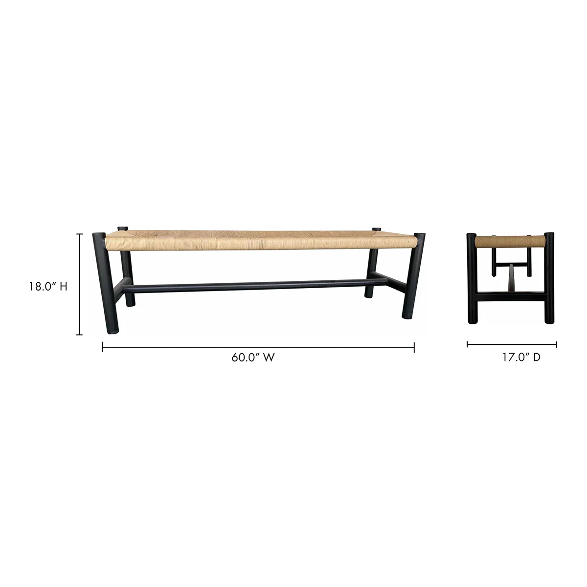Hallie Bench Large Black - Image 11