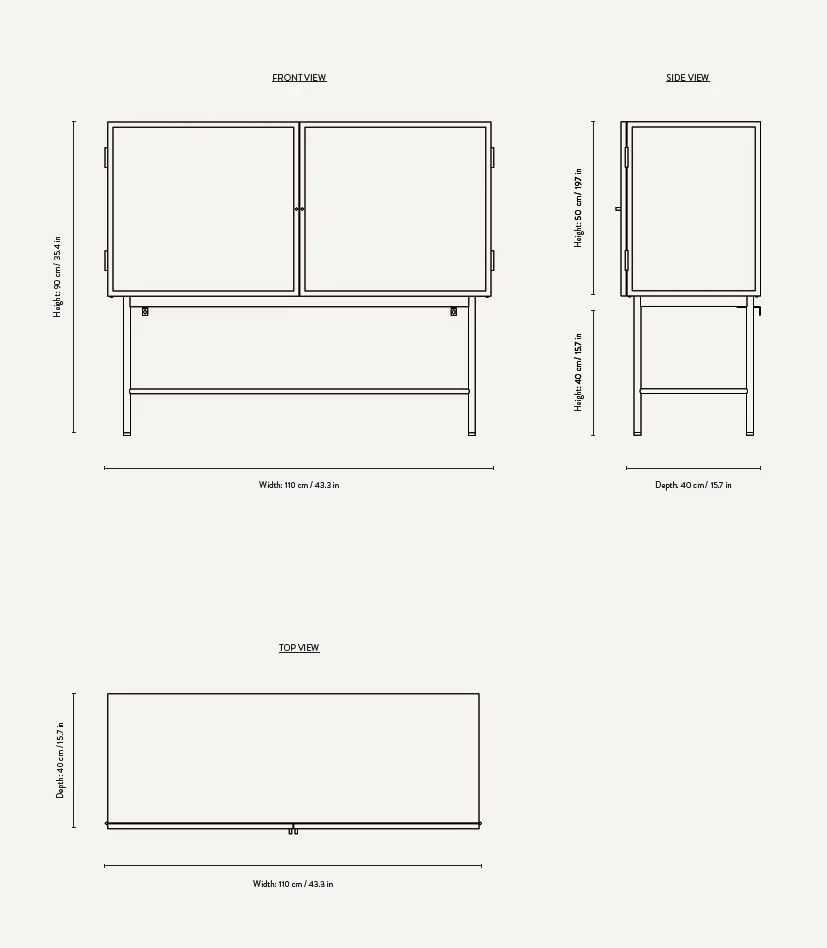 Haze Vitrine Sideboard - Image 11