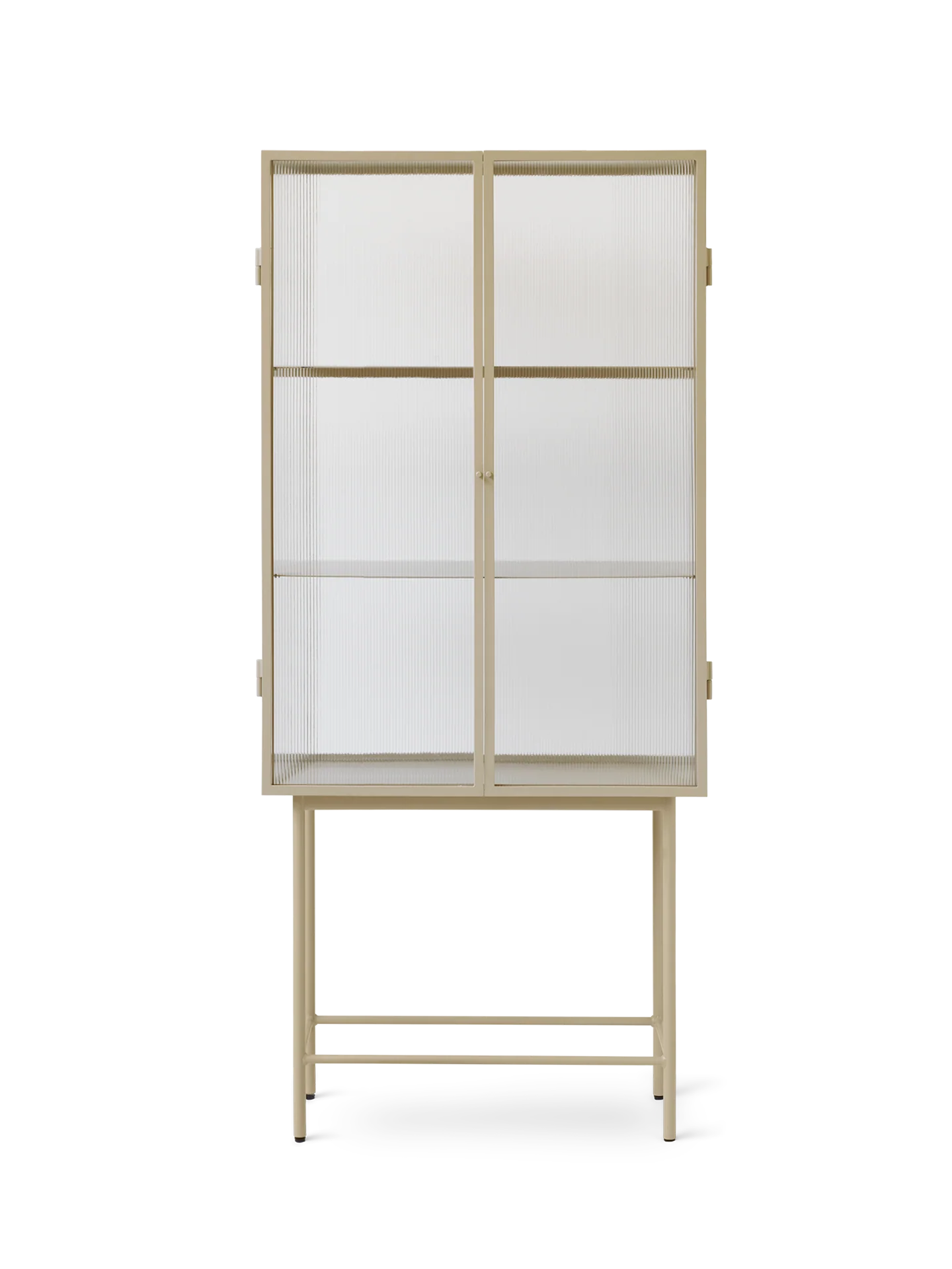 Haze Vitrine - Reeded glass - Cashmere - Image 5