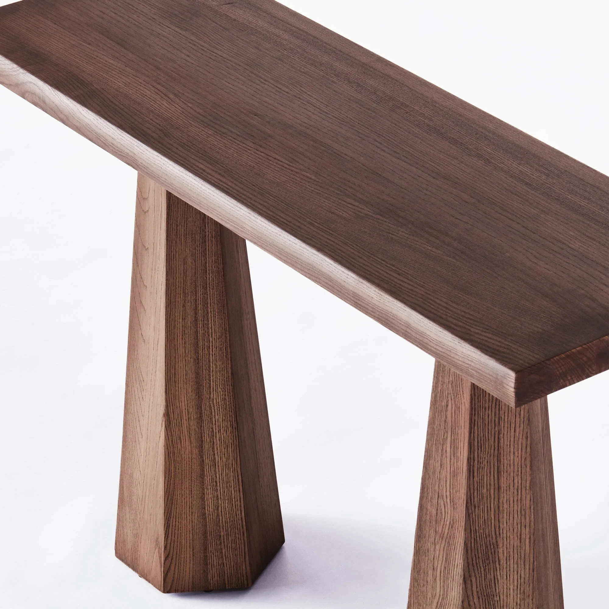 Hexagon Console Table Stained Ash - Image 3