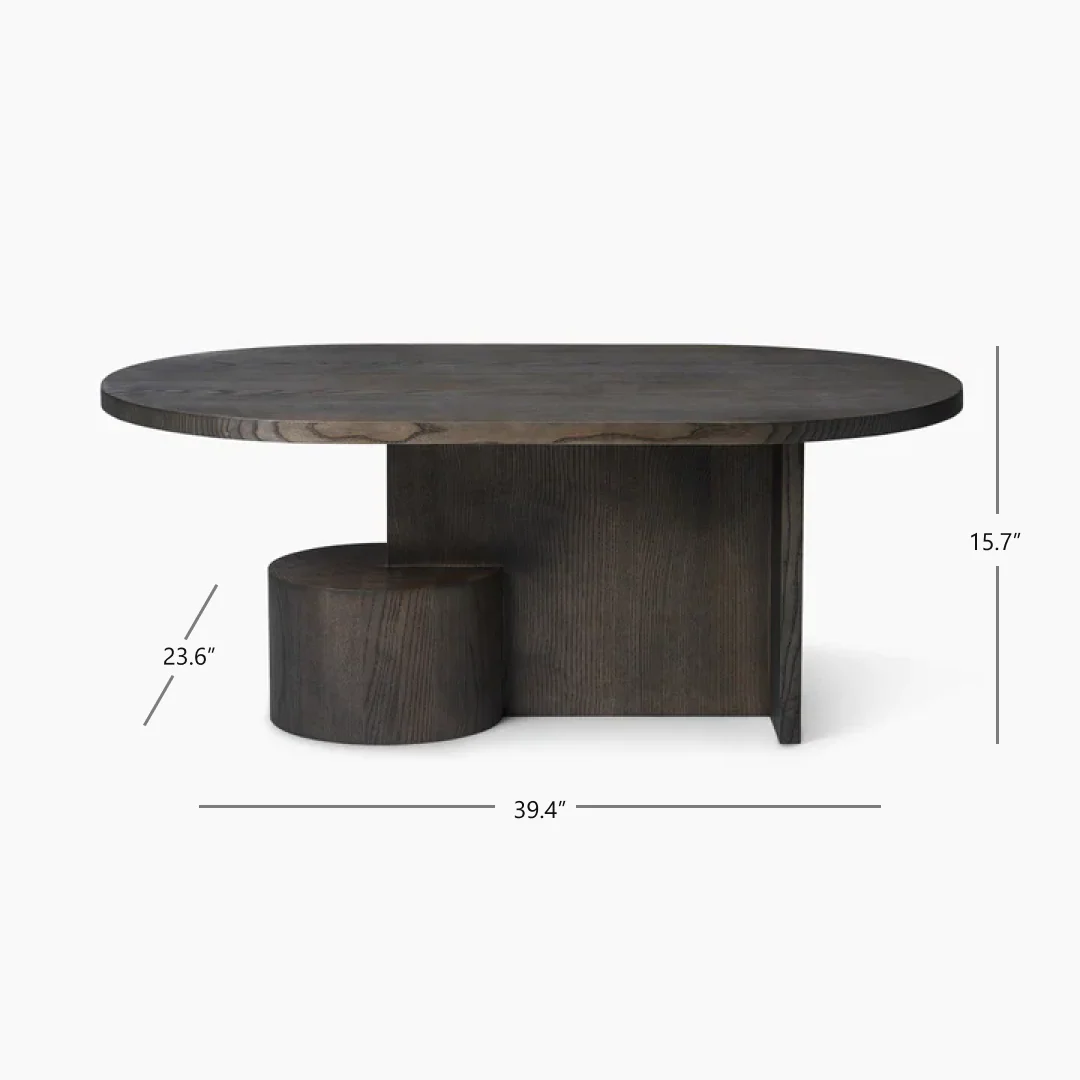 Insert Coffee Table - Black Stained Ash - Image 5