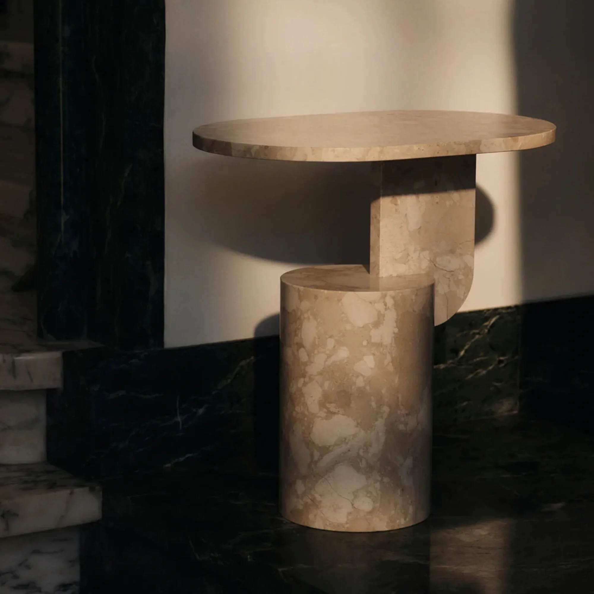 Insert Side Table - Stone - Image 2