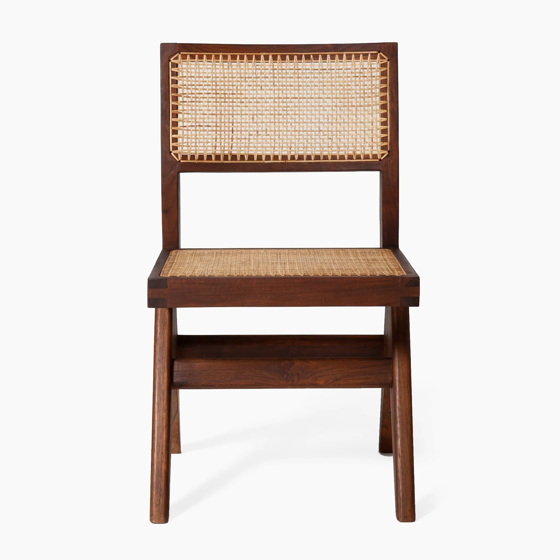 Jeanneret Armless Dining Chair - Black Teak - Image 10