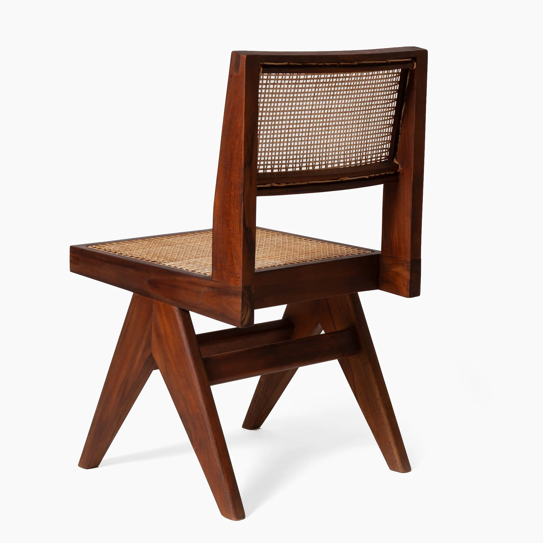 Jeanneret Armless Dining Chair - Black Teak - Image 11