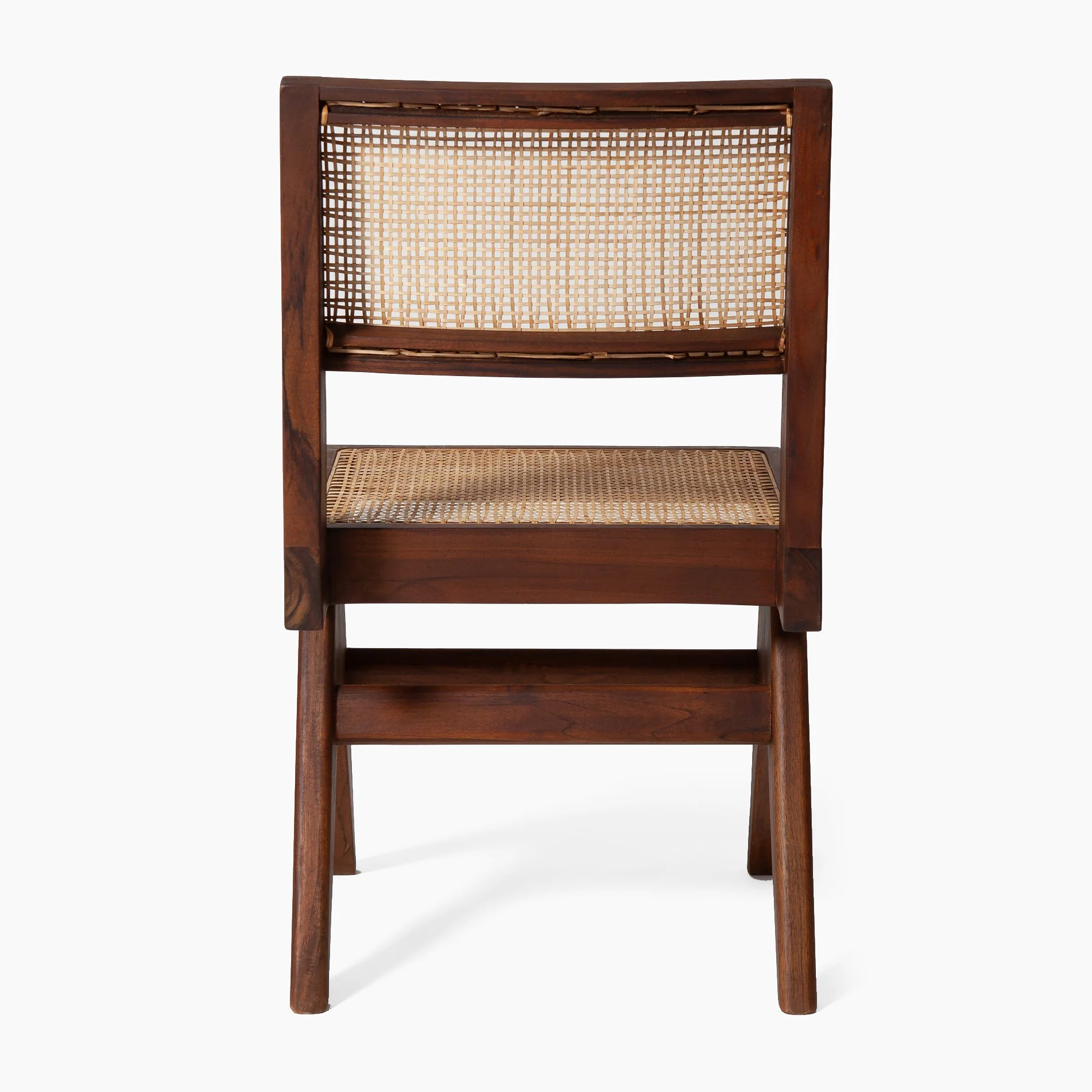 Jeanneret Armless Dining Chair - Black Teak - Image 12