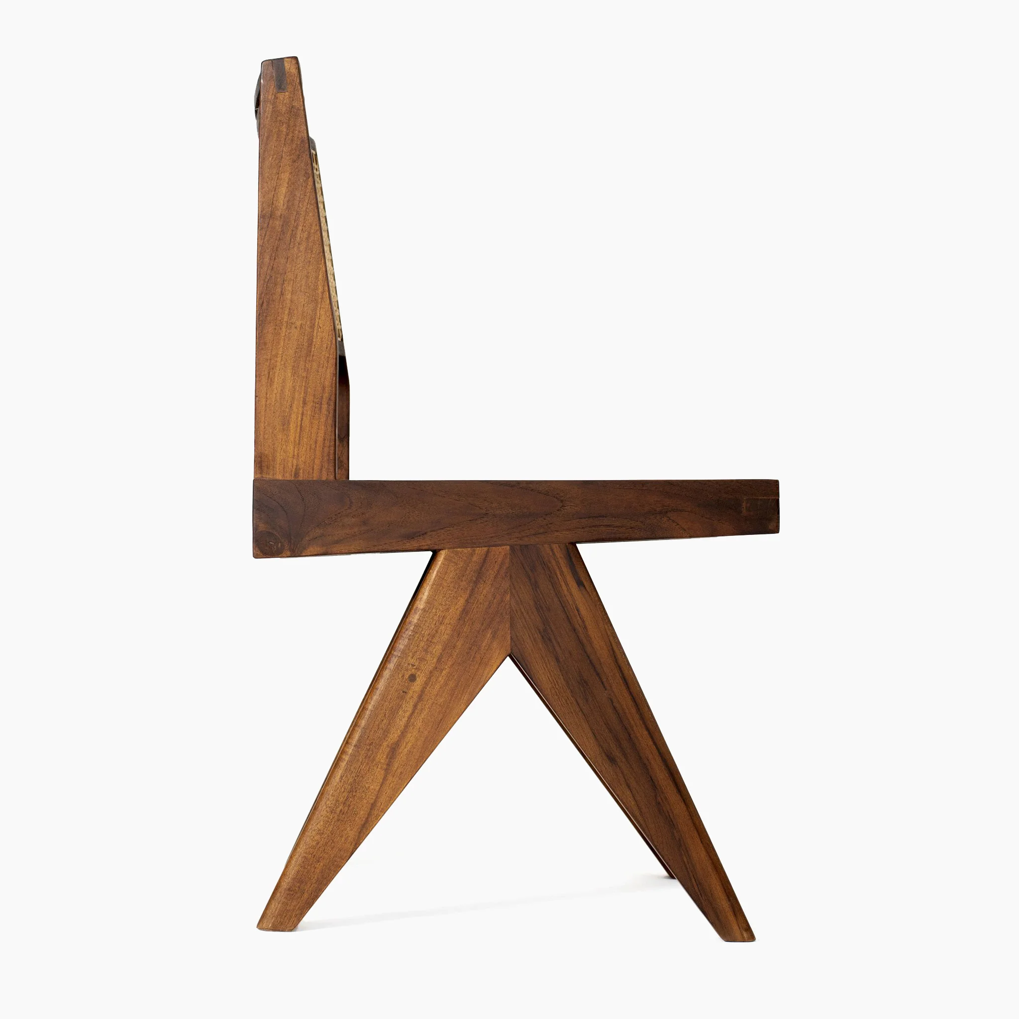 Jeanneret Armless Dining Chair - Black Teak - Image 14