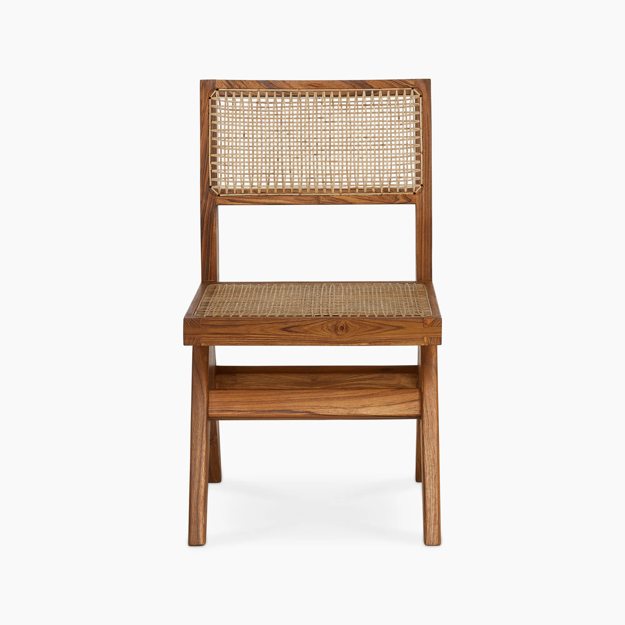 Jeanneret Armless Dining Chair - Black Teak - Image 19