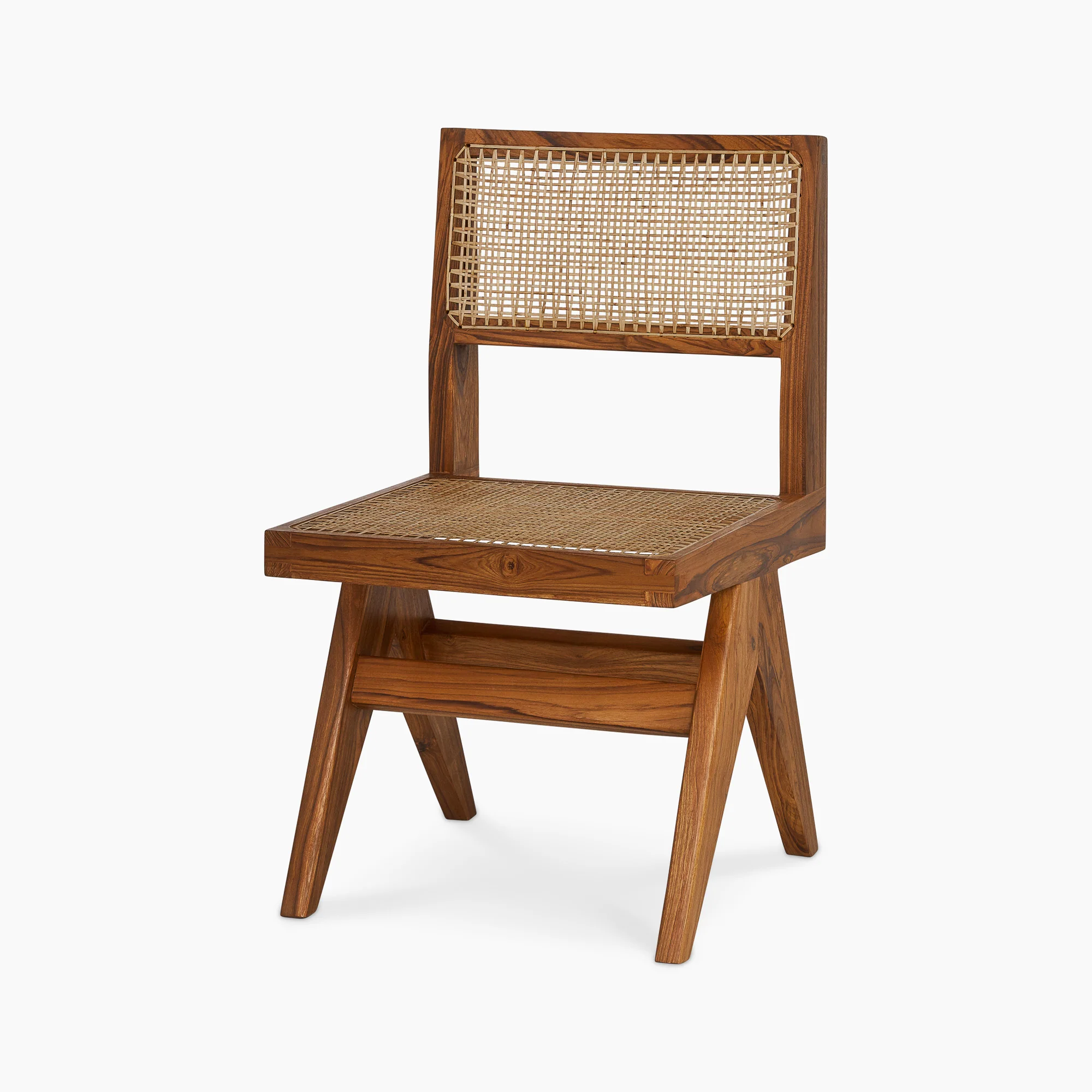 Jeanneret Armless Dining Chair - Black Teak - Image 20