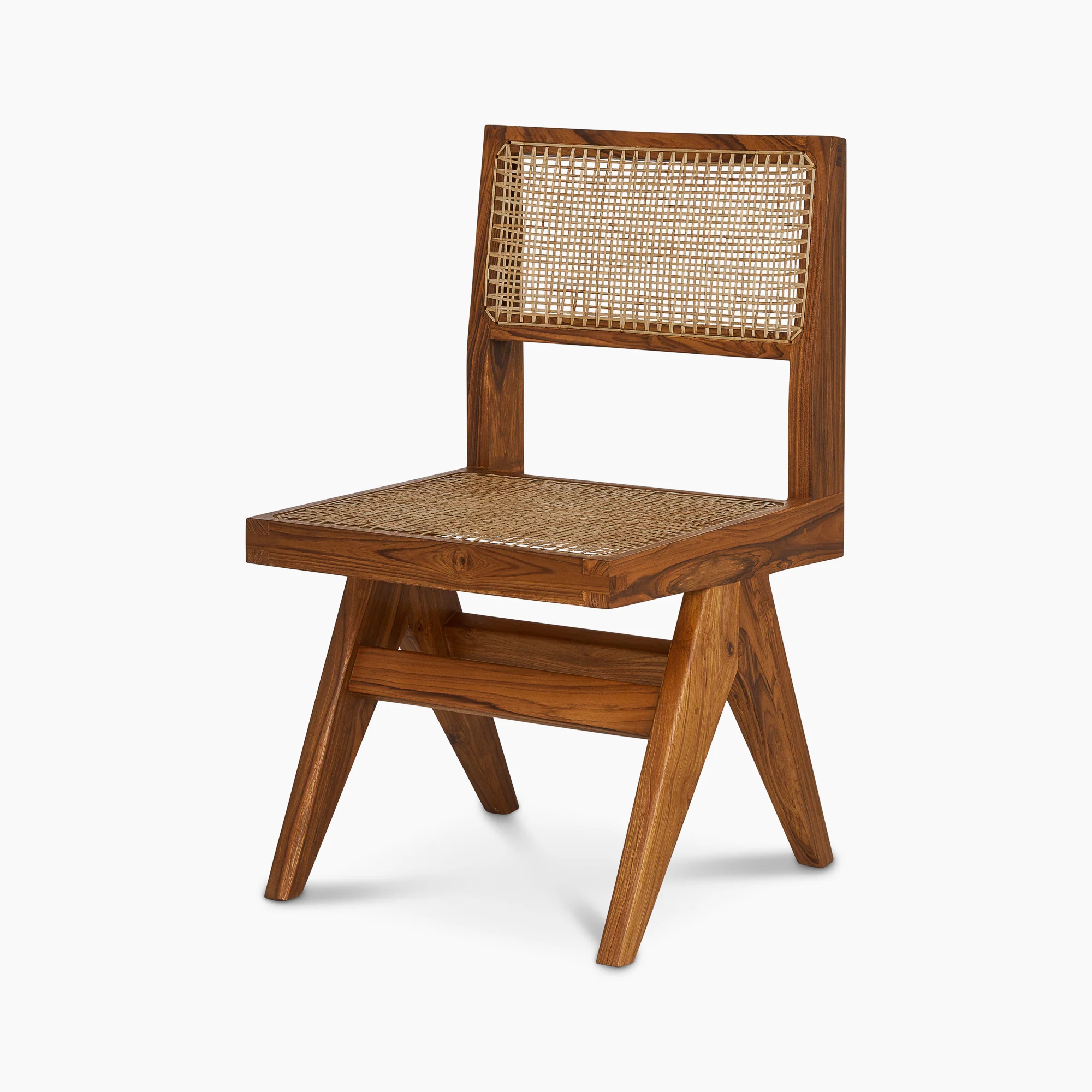 Jeanneret Armless Dining Chair - Black Teak - Image 21