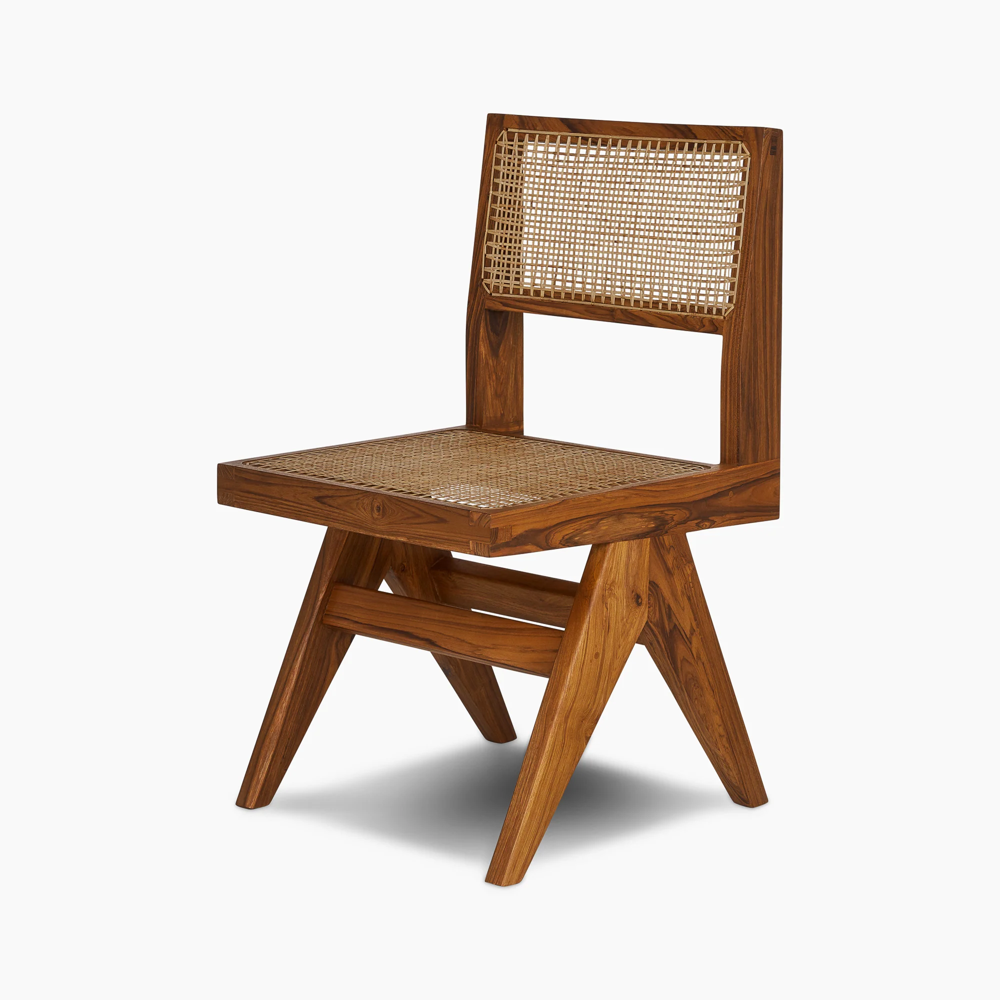 Jeanneret Armless Dining Chair - Black Teak - Image 22