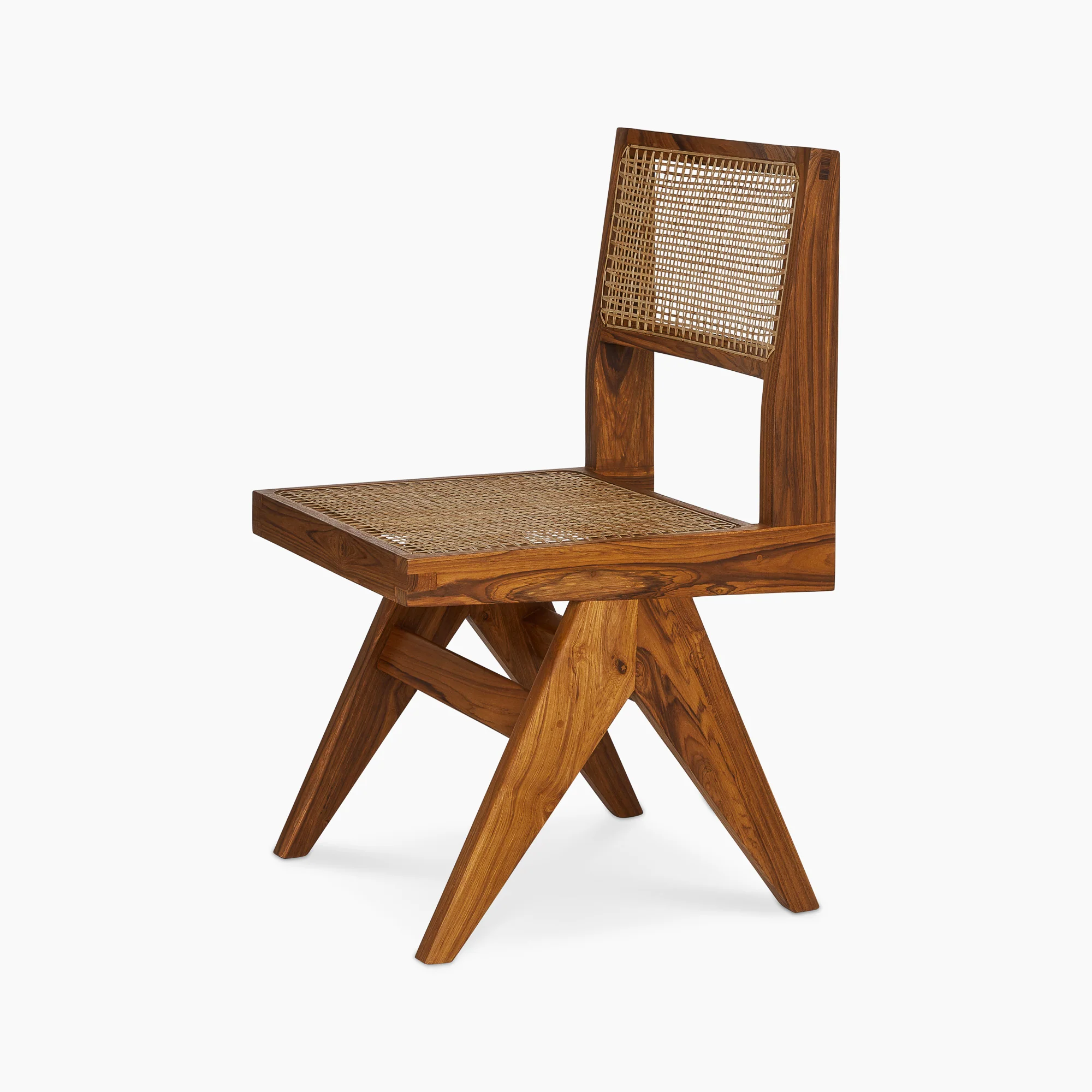 Jeanneret Armless Dining Chair - Black Teak - Image 23