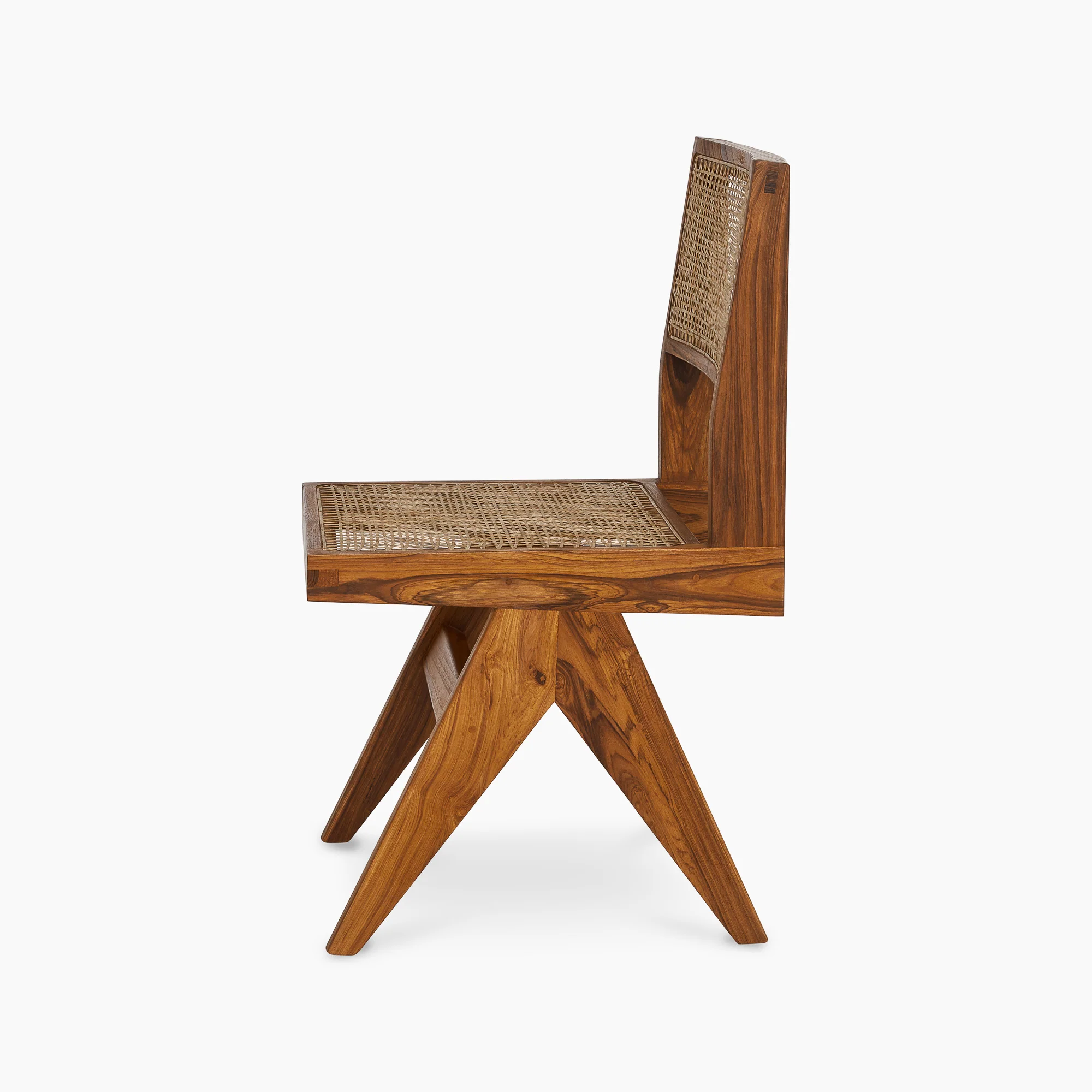 Jeanneret Armless Dining Chair - Black Teak - Image 24