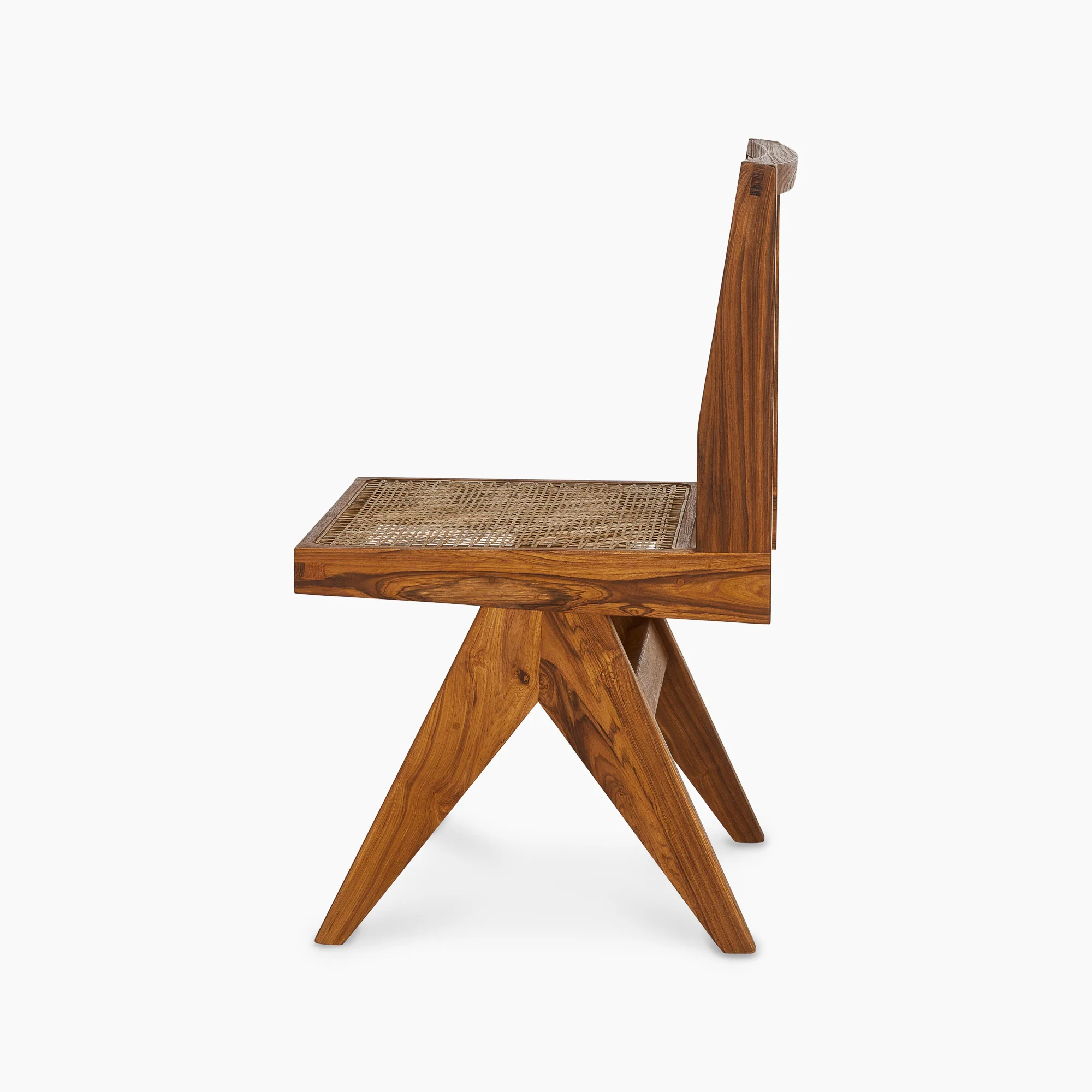 Jeanneret Armless Dining Chair - Black Teak - Image 25