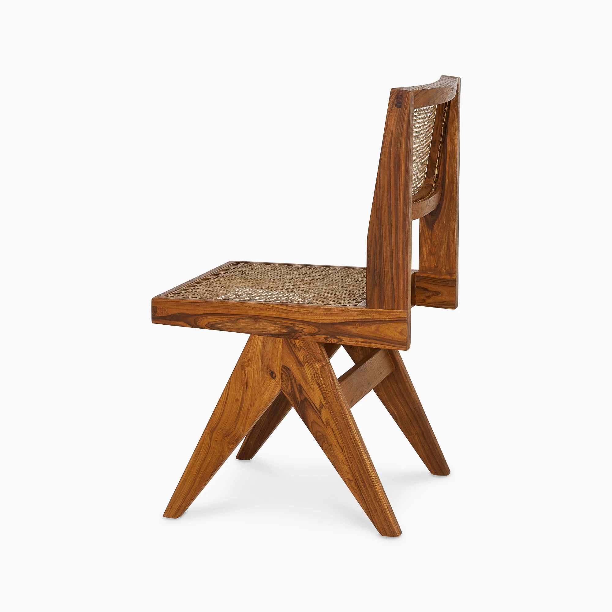 Jeanneret Armless Dining Chair - Black Teak - Image 26