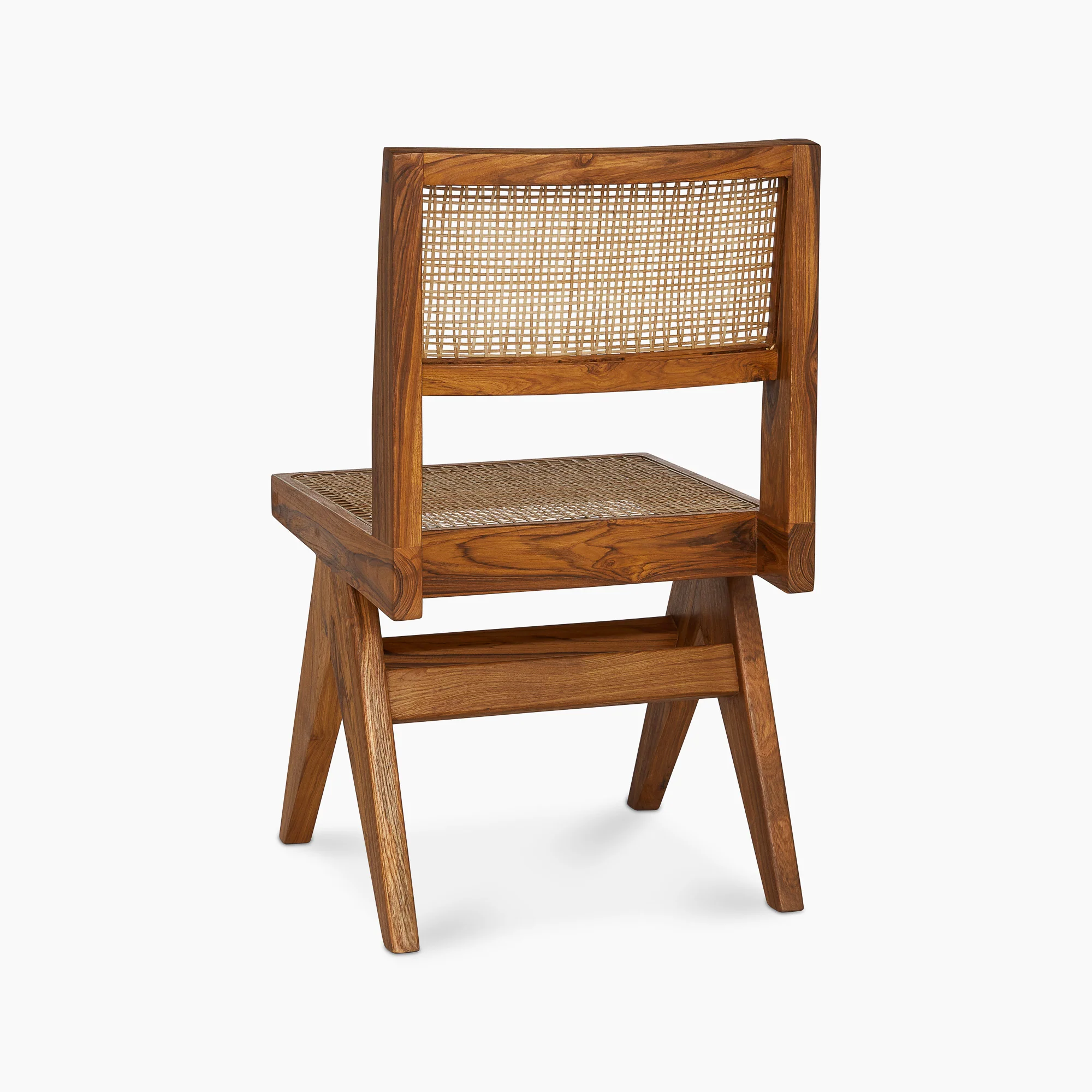 Jeanneret Armless Dining Chair - Black Teak - Image 30