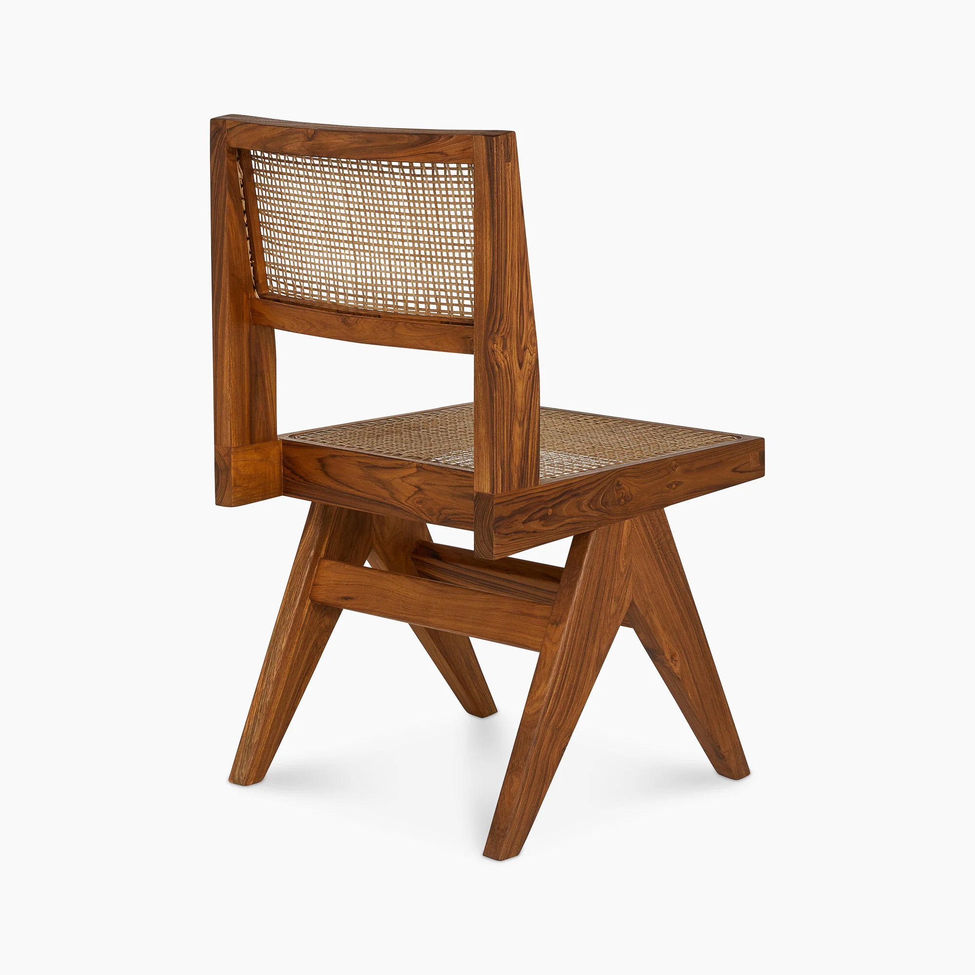 Jeanneret Armless Dining Chair - Black Teak - Image 35