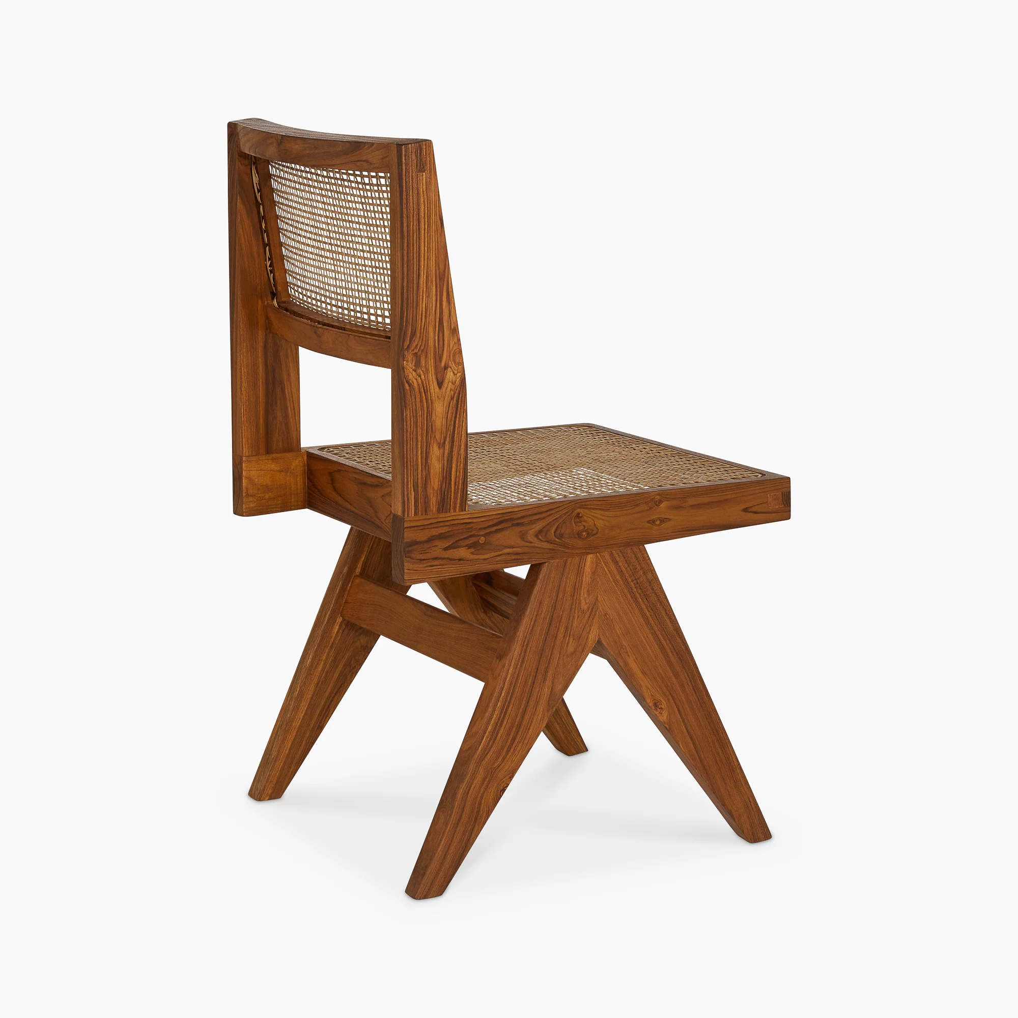 Jeanneret Armless Dining Chair - Black Teak - Image 36