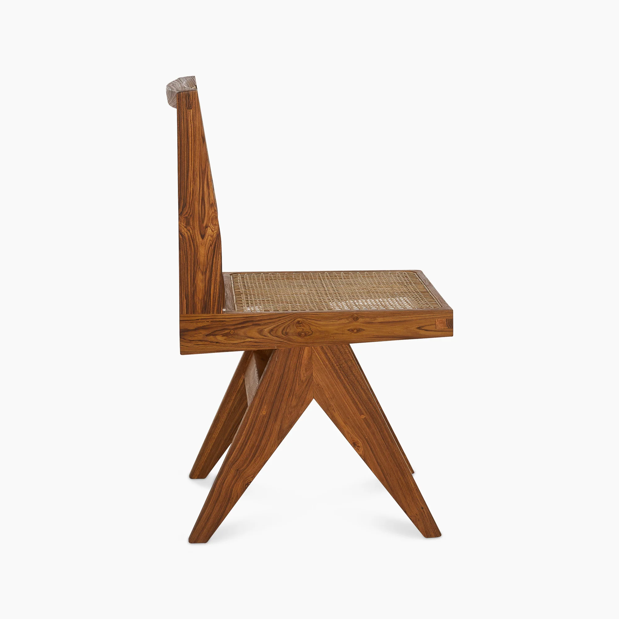 Jeanneret Armless Dining Chair - Black Teak - Image 38
