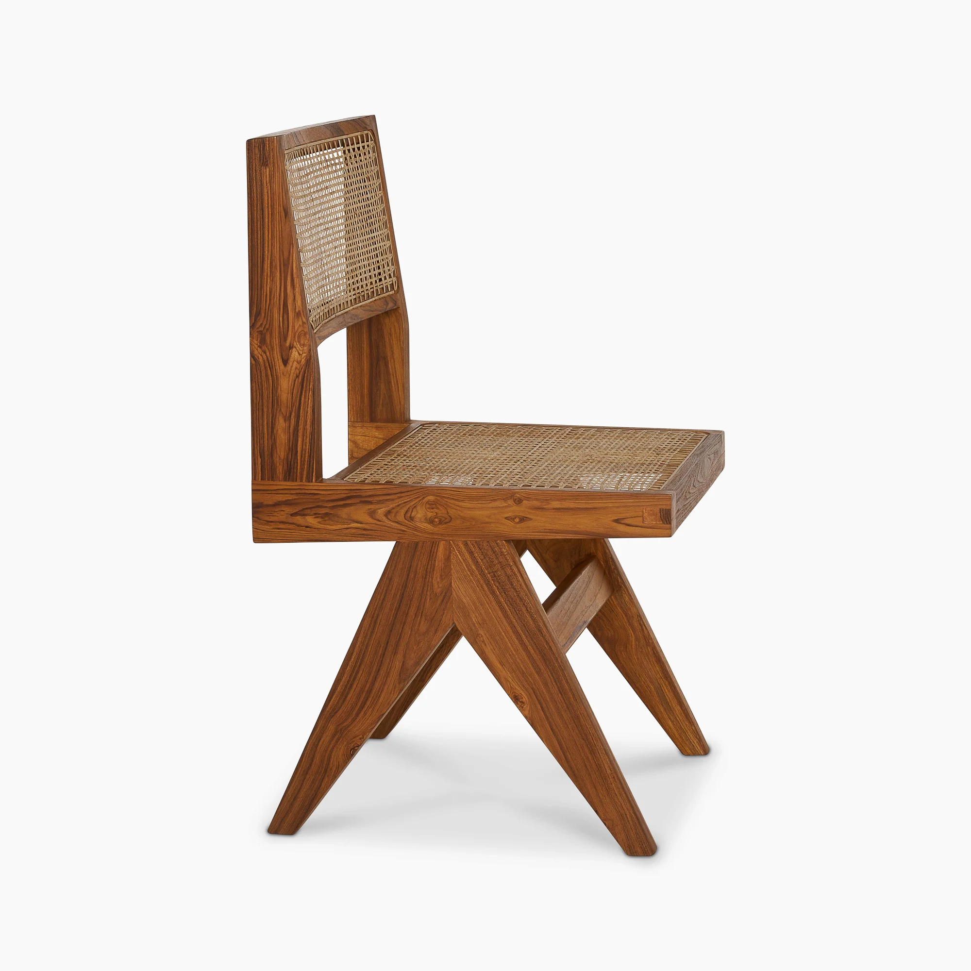Jeanneret Armless Dining Chair - Black Teak - Image 39